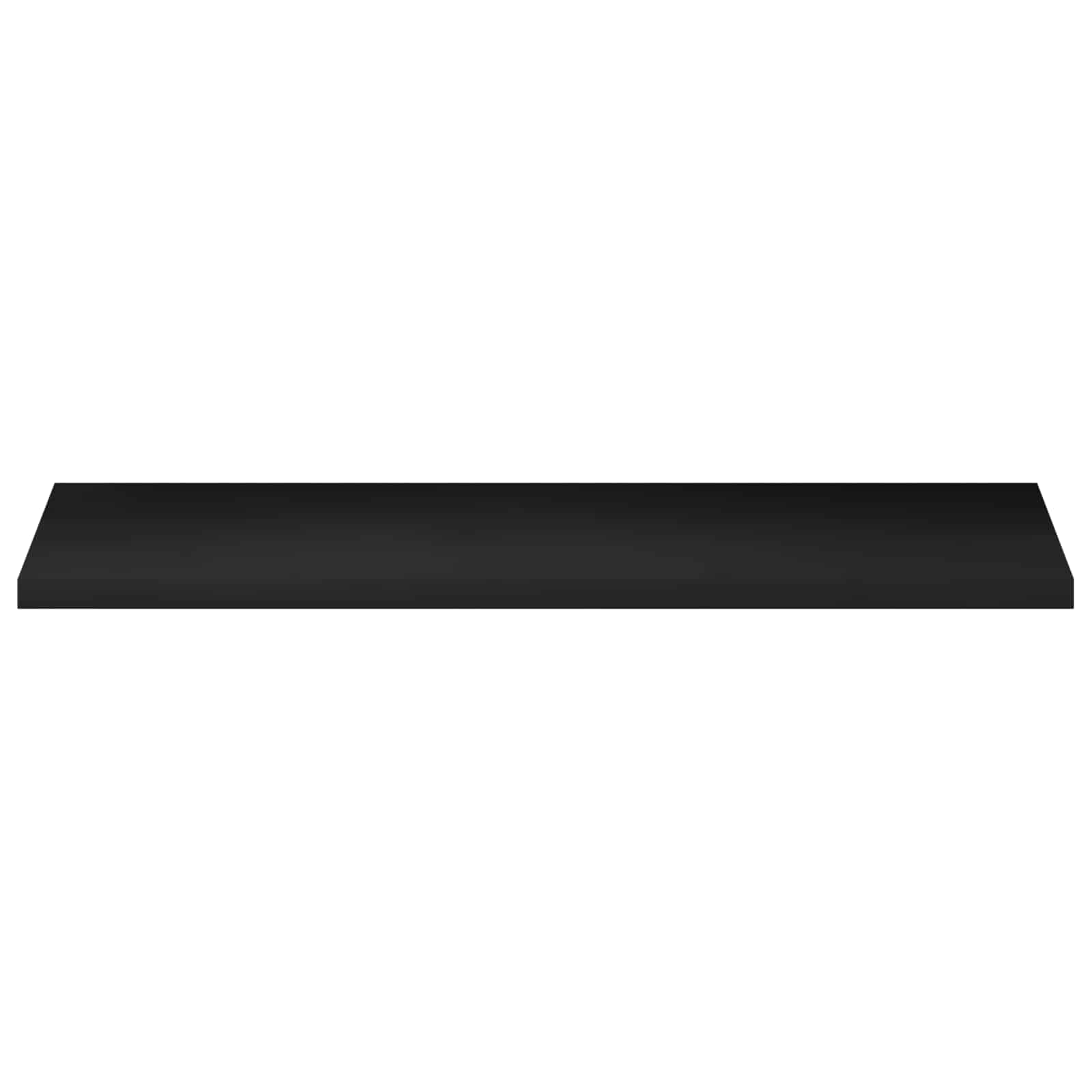 vidaXL Parapety 2 szt. Czarny 140 x 40 x 2 cm Drewno bukowe