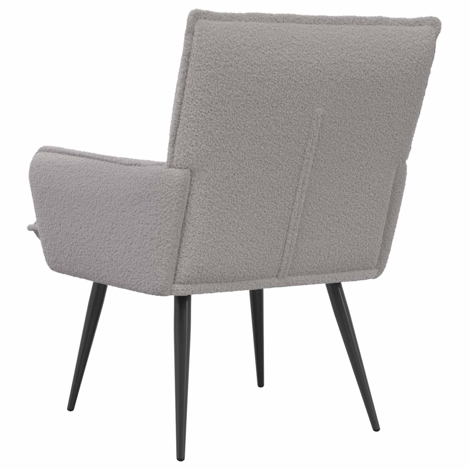 vidaXL Fotel jasnoszary Bouclé