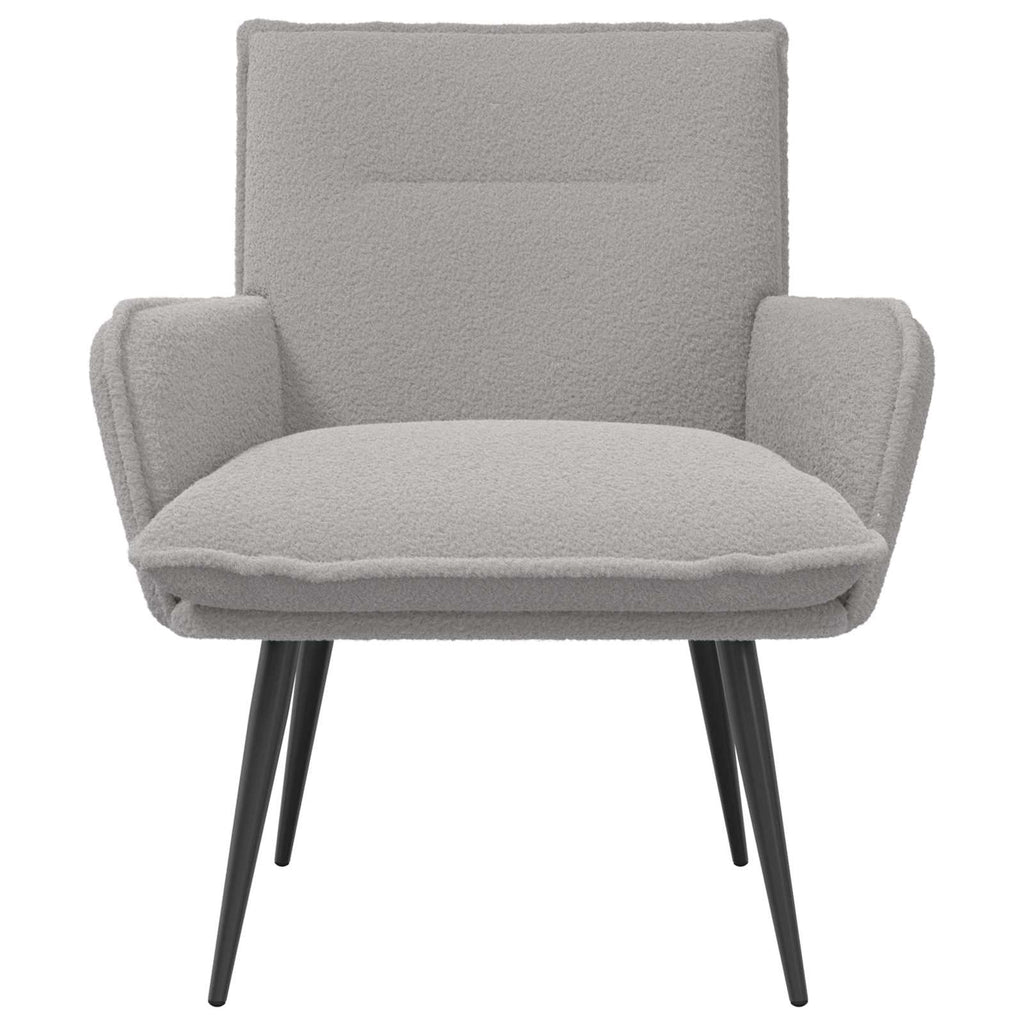 vidaXL Fotel jasnoszary Bouclé