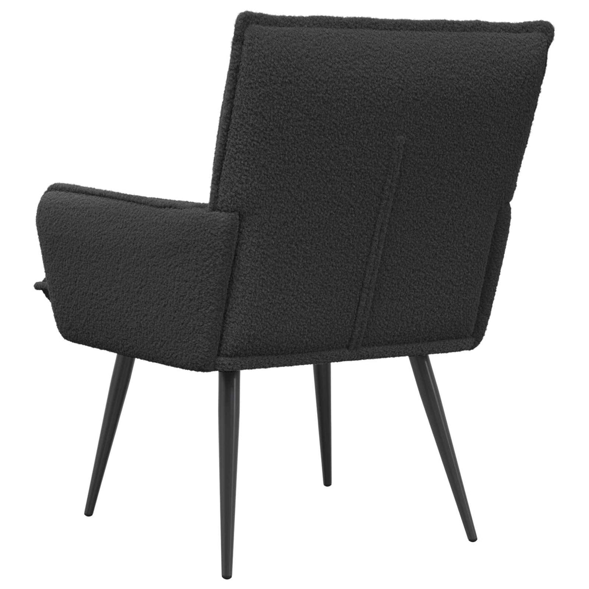 vidaXL Fotel ciemnoszary Bouclé