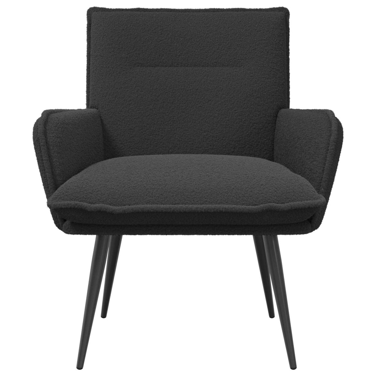 vidaXL Fotel ciemnoszary Bouclé