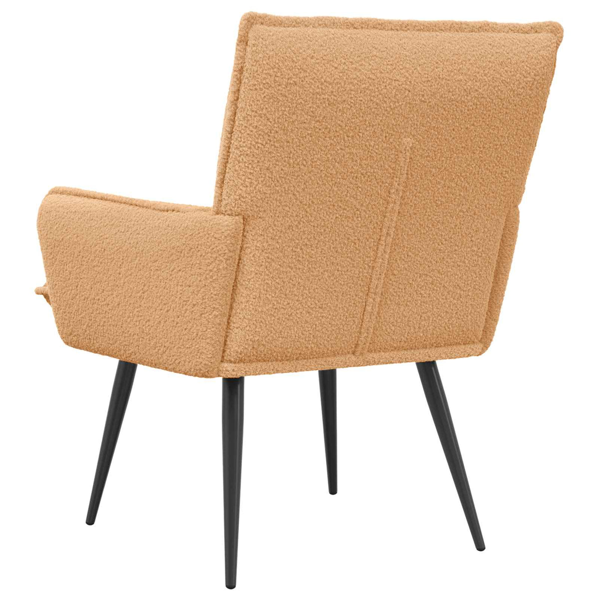 vidaXL Fotel Beżowy Bouclé