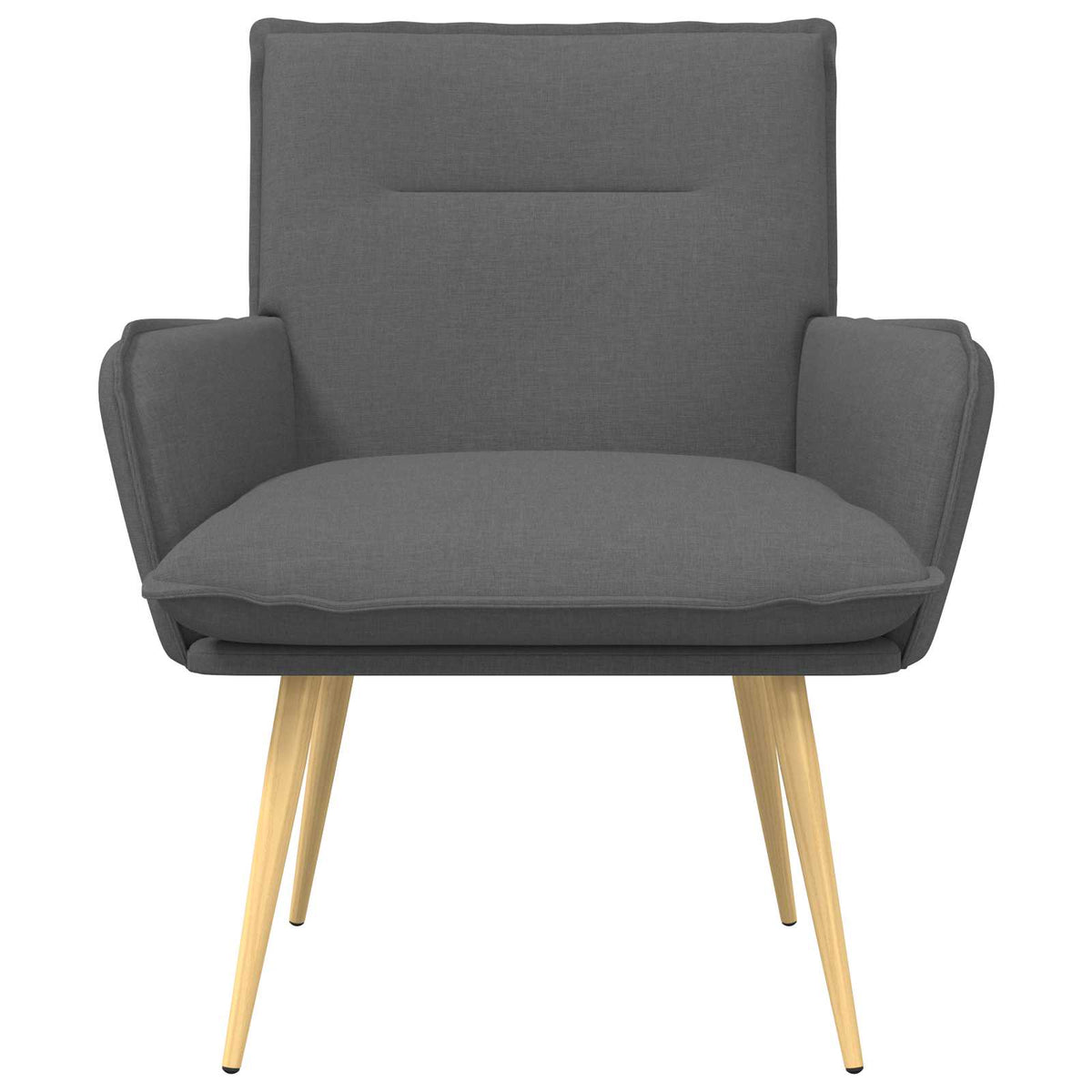 vidaXL Fotel ciemnoszary tkanina