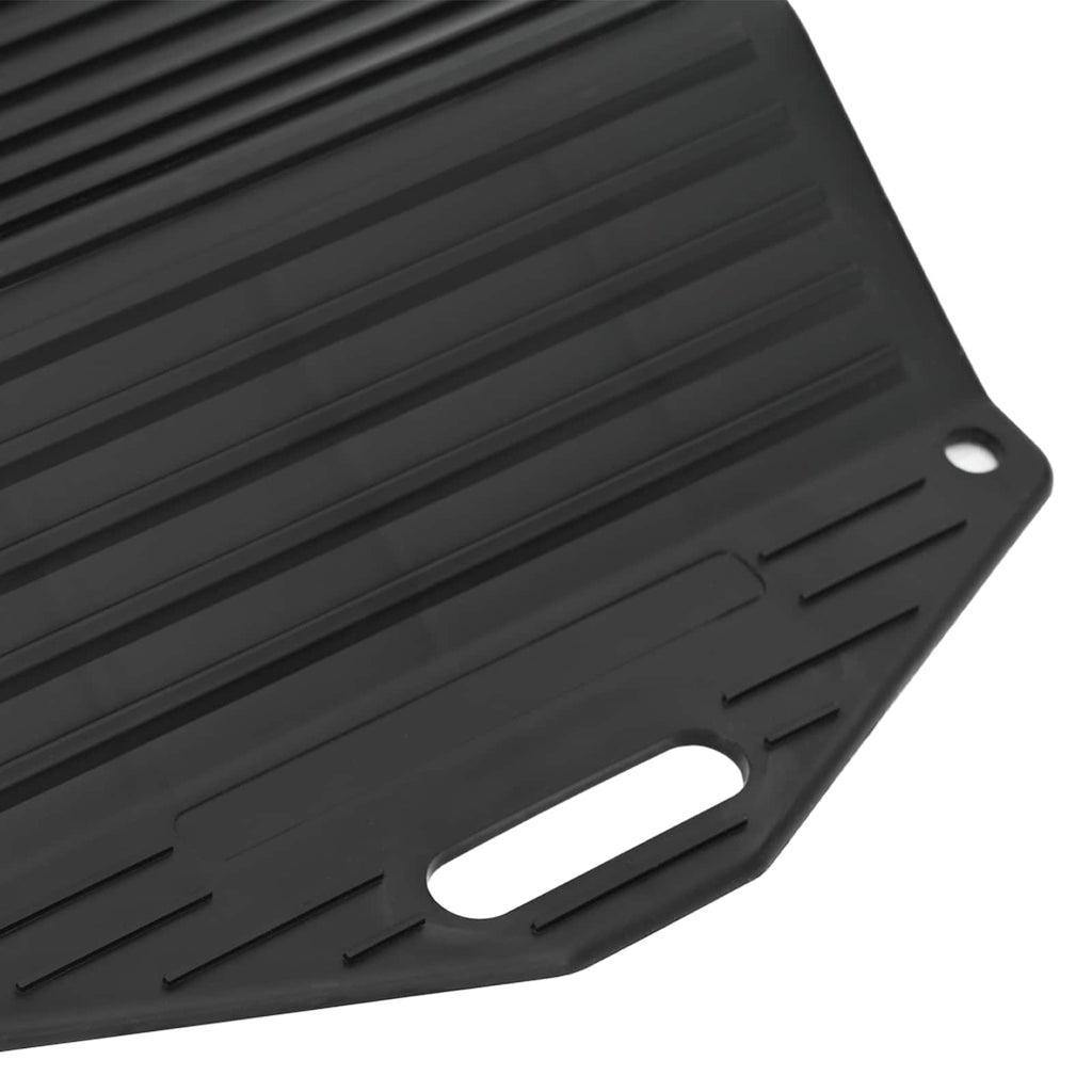 vidaXL Oszczędzacze opon 4 szt. Czarny 44 x 20 x 4 cm PP