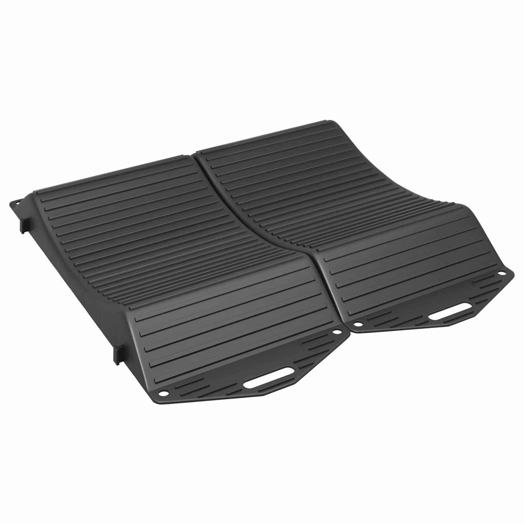 vidaXL Oszczędzacze opon 4 szt. Czarny 44 x 20 x 4 cm PP