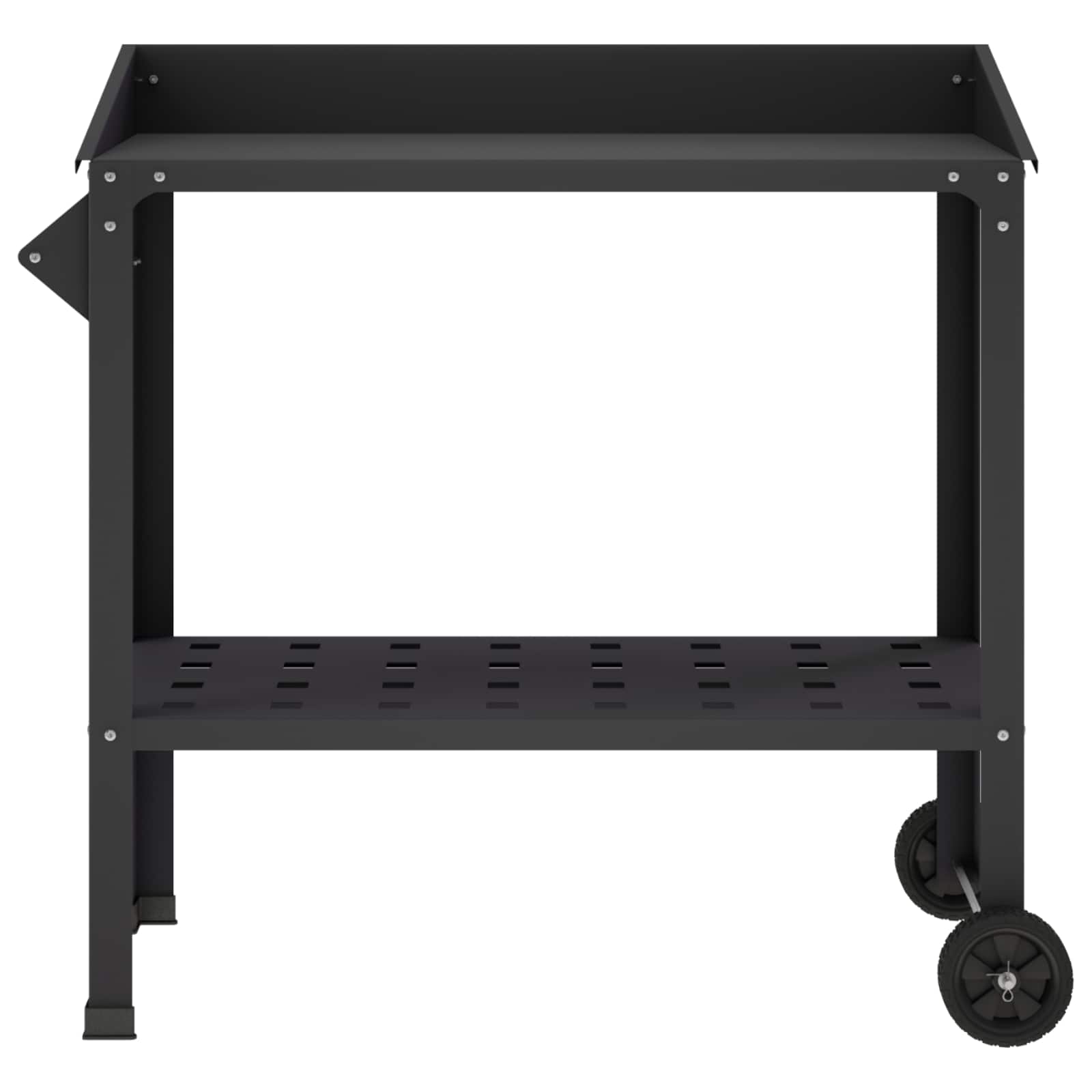 vidaXL Stół do przesadzania na kółkach 96 x 50 x 89 cm Stal zimnogięta