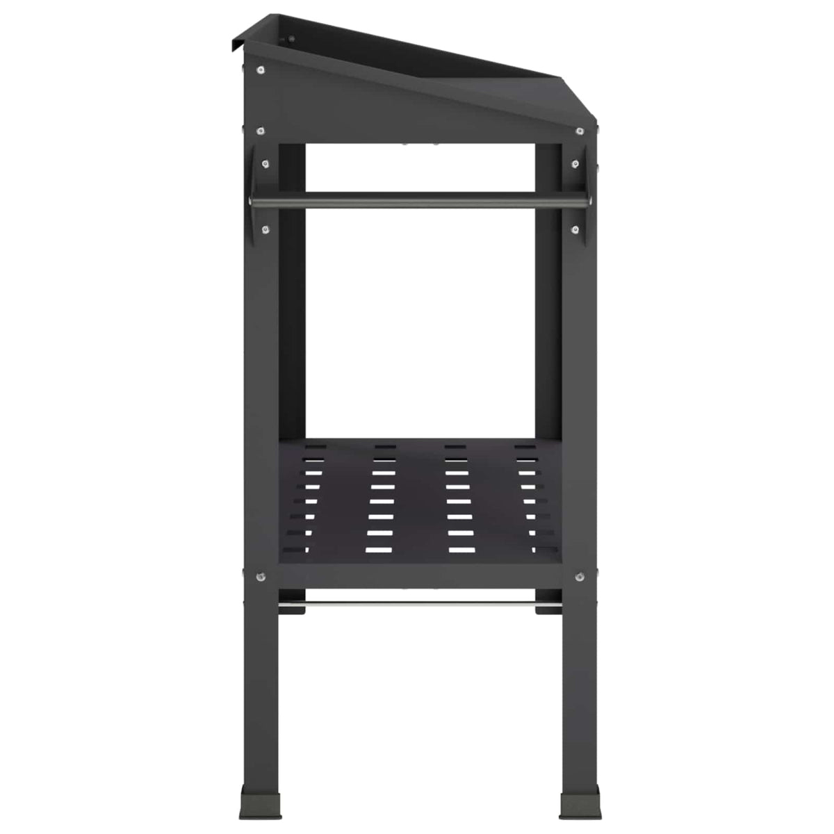 vidaXL Stół do przesadzania na kółkach 96 x 50 x 89 cm Stal zimnogięta