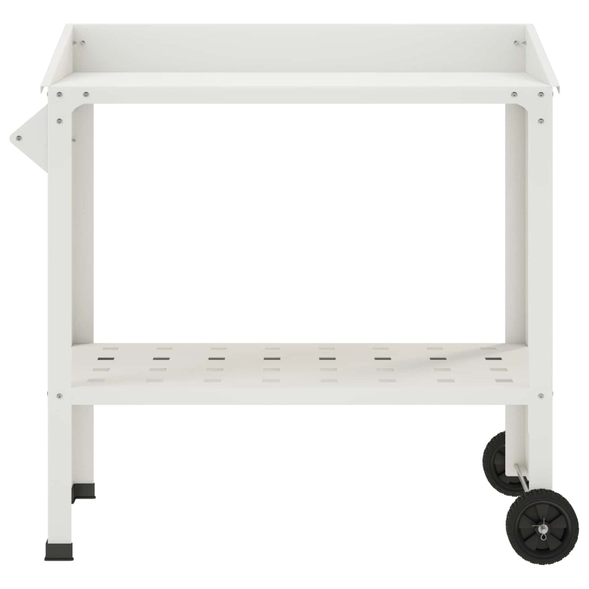 vidaXL Stół do przesadzania na kółkach 96 x 50 x 89 cm Stal zimnogięta