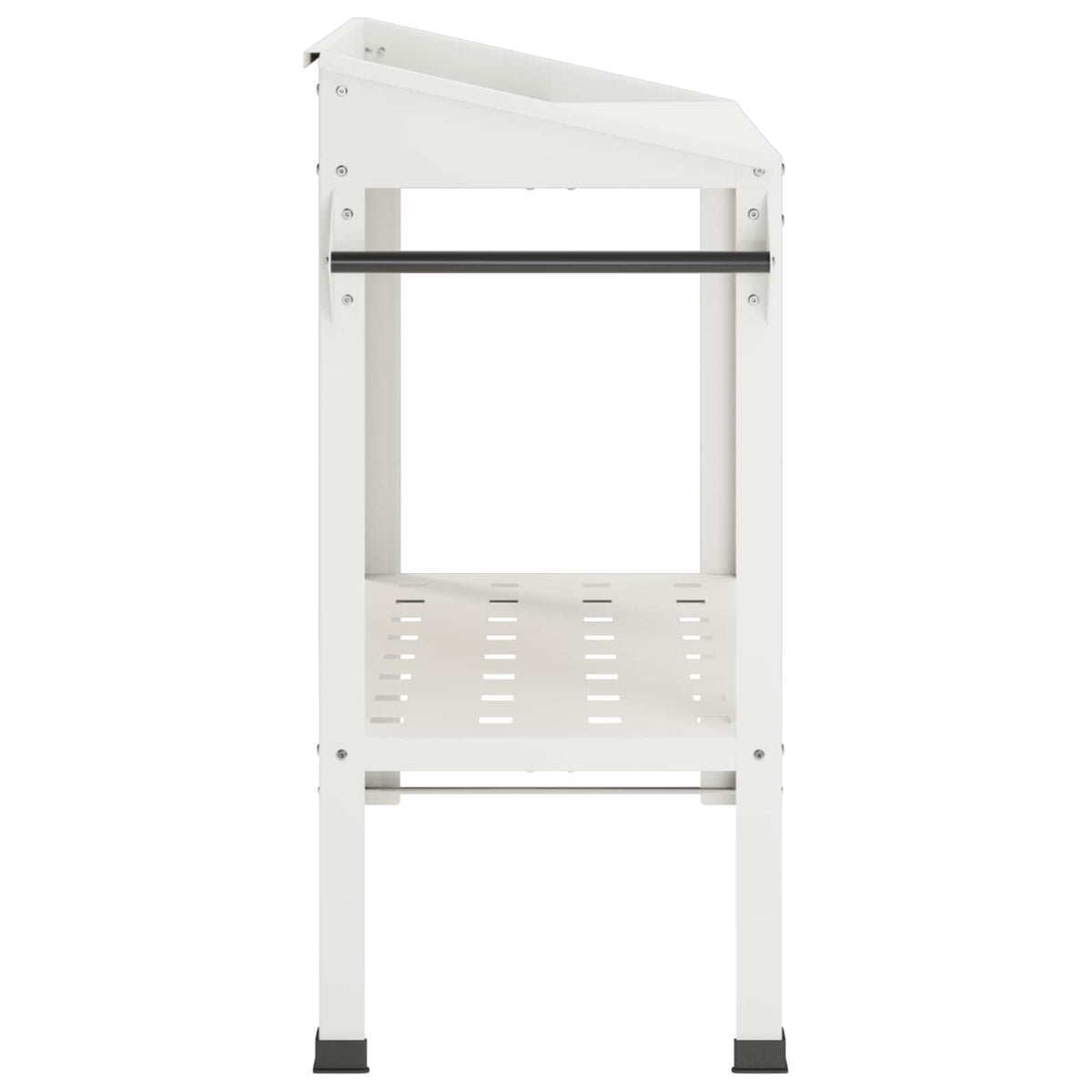 vidaXL Stół do przesadzania na kółkach 96 x 50 x 89 cm Stal zimnogięta
