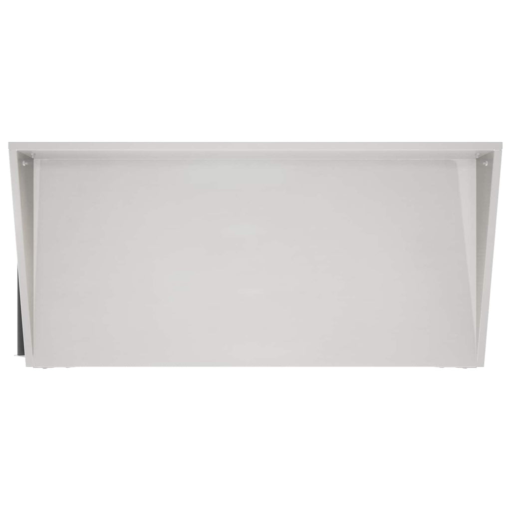 vidaXL Stół do przesadzania na kółkach 96 x 50 x 89 cm Stal nierdzewna