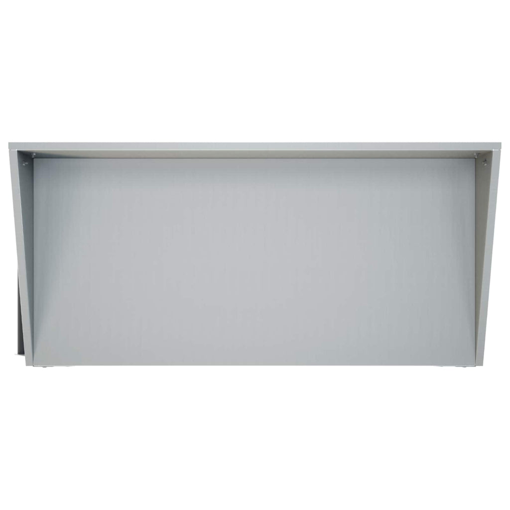 vidaXL Stół do przesadzania na kółkach srebrny 96 x 50 x 89 cm