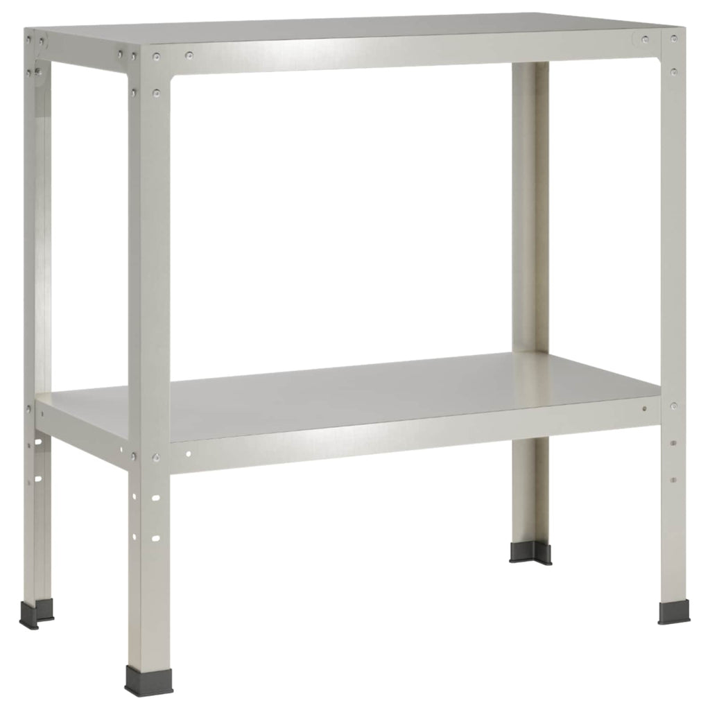 vidaXL Stół do przesadzania 100 x 40 x 80 cm Stal nierdzewna srebrny