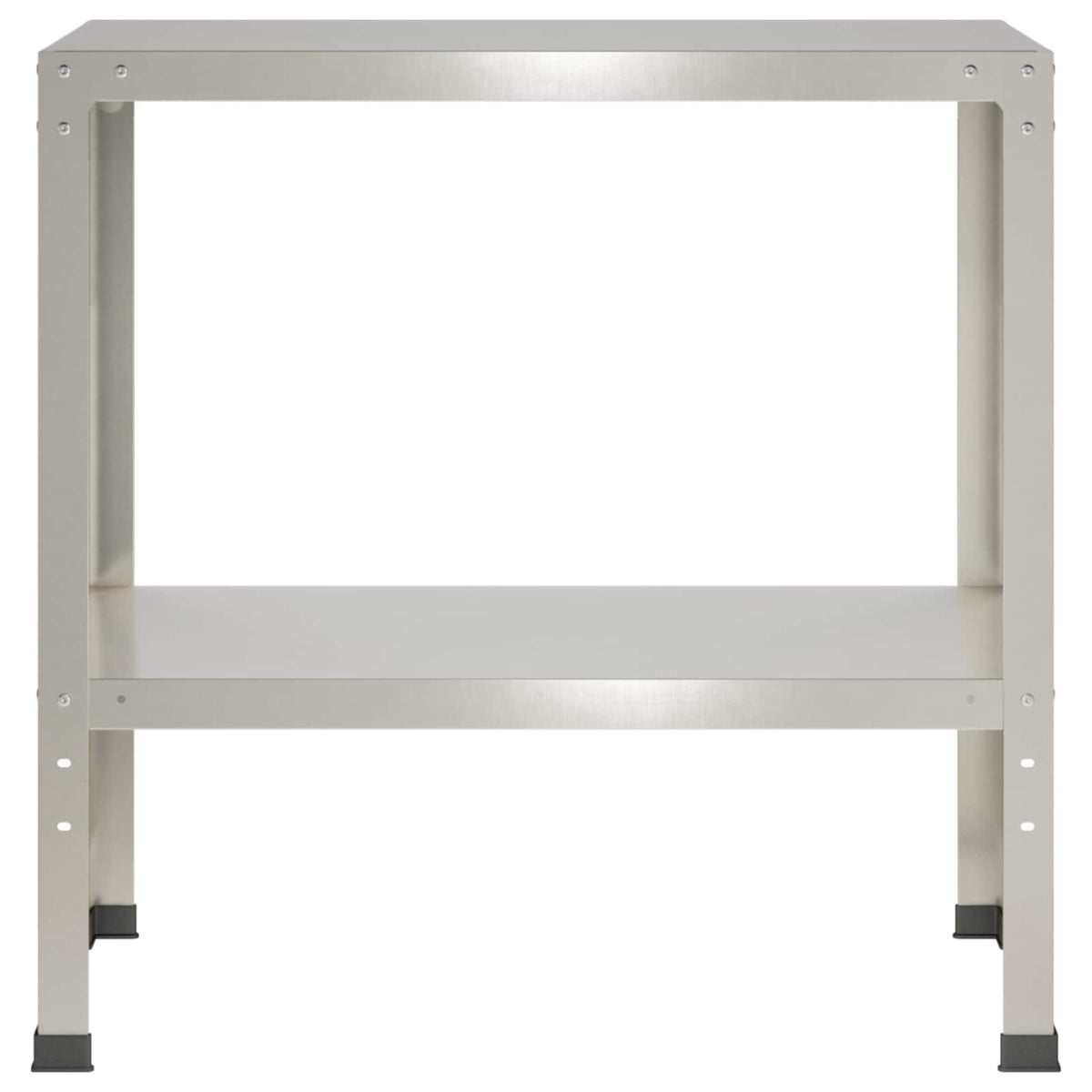 vidaXL Stół do przesadzania 100 x 40 x 80 cm Stal nierdzewna srebrny