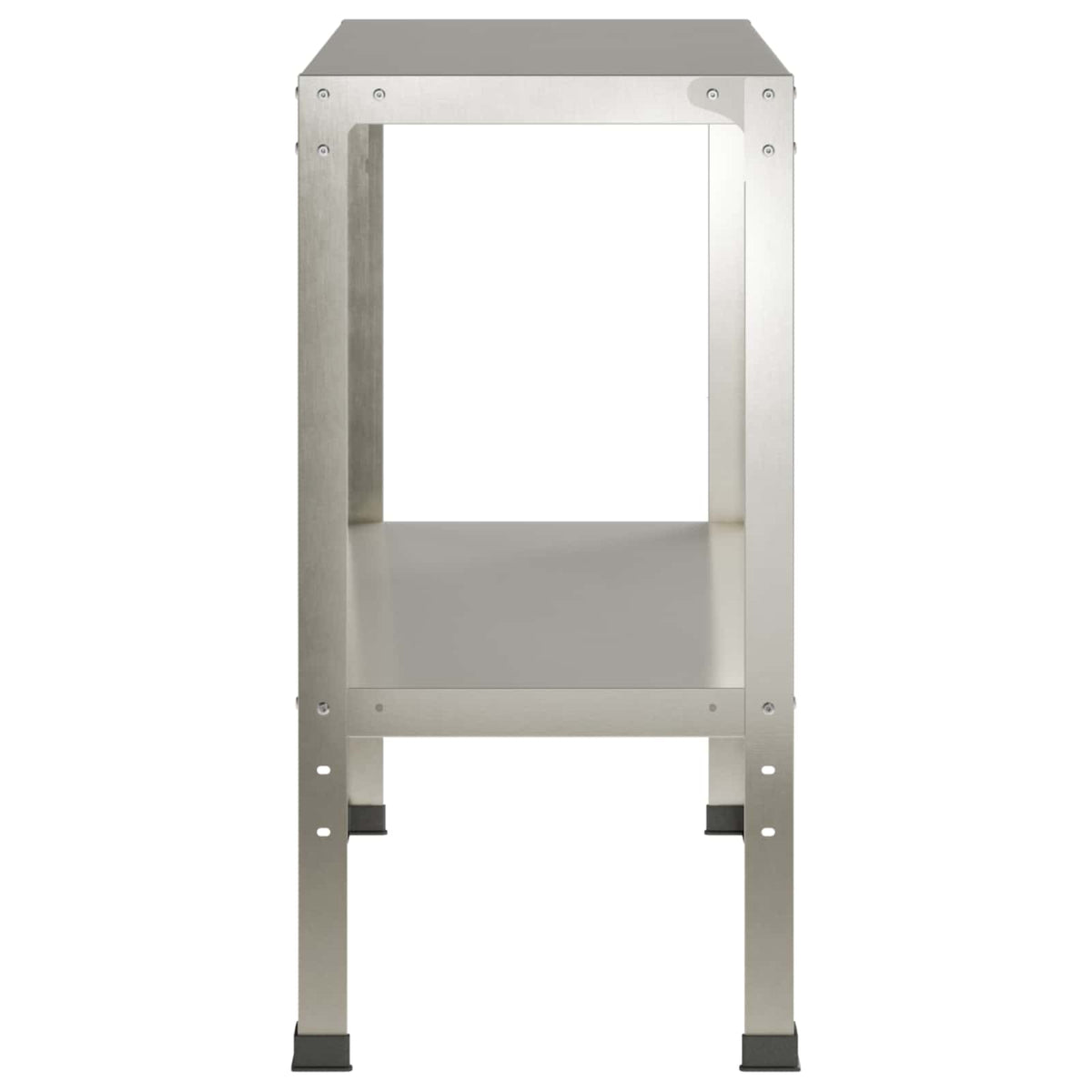 vidaXL Stół do przesadzania 60 x 40 x 80 cm Stal nierdzewna srebrny