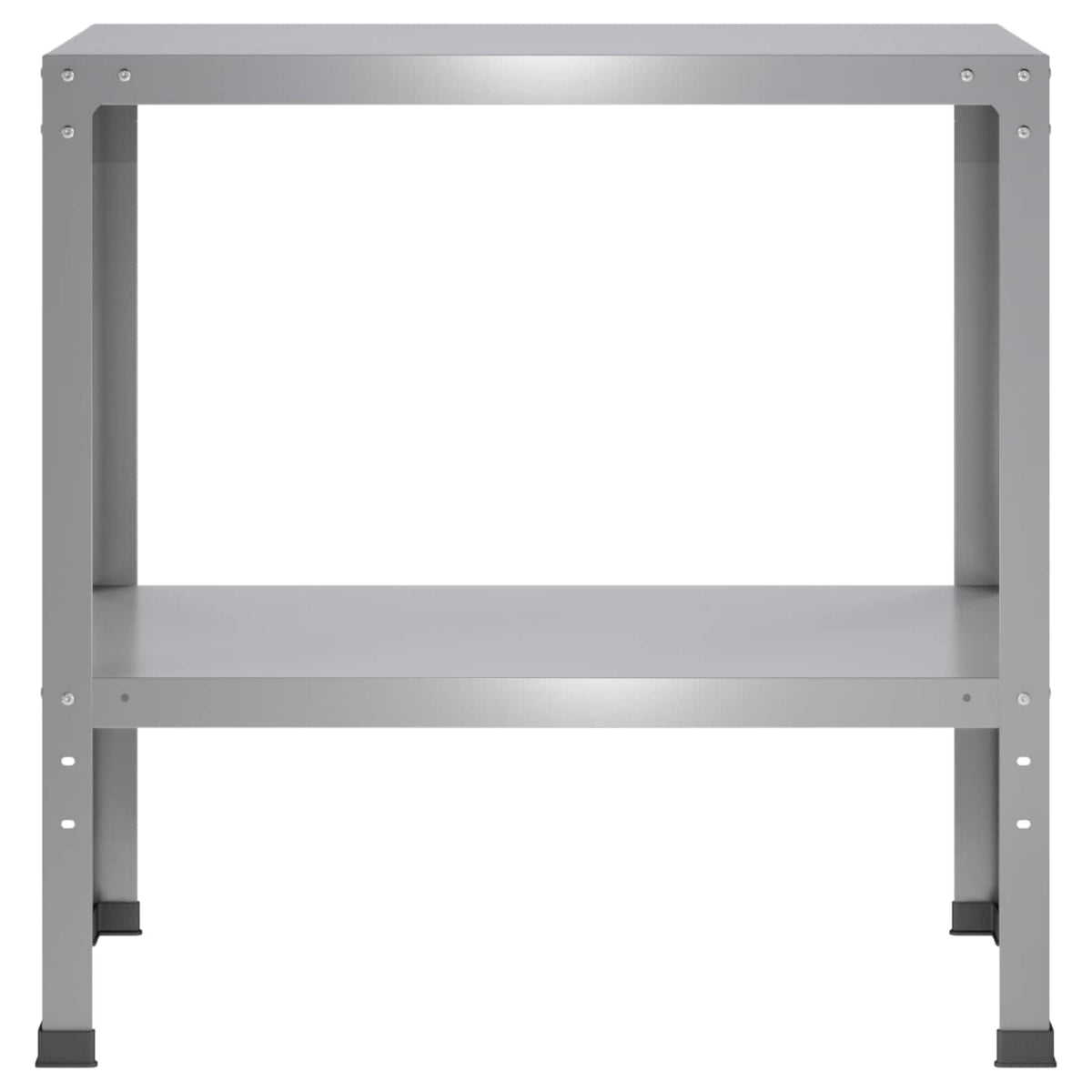 vidaXL Stół do przesadzania 60 x 40 x 80 cm Stal ocynkowana srebrny
