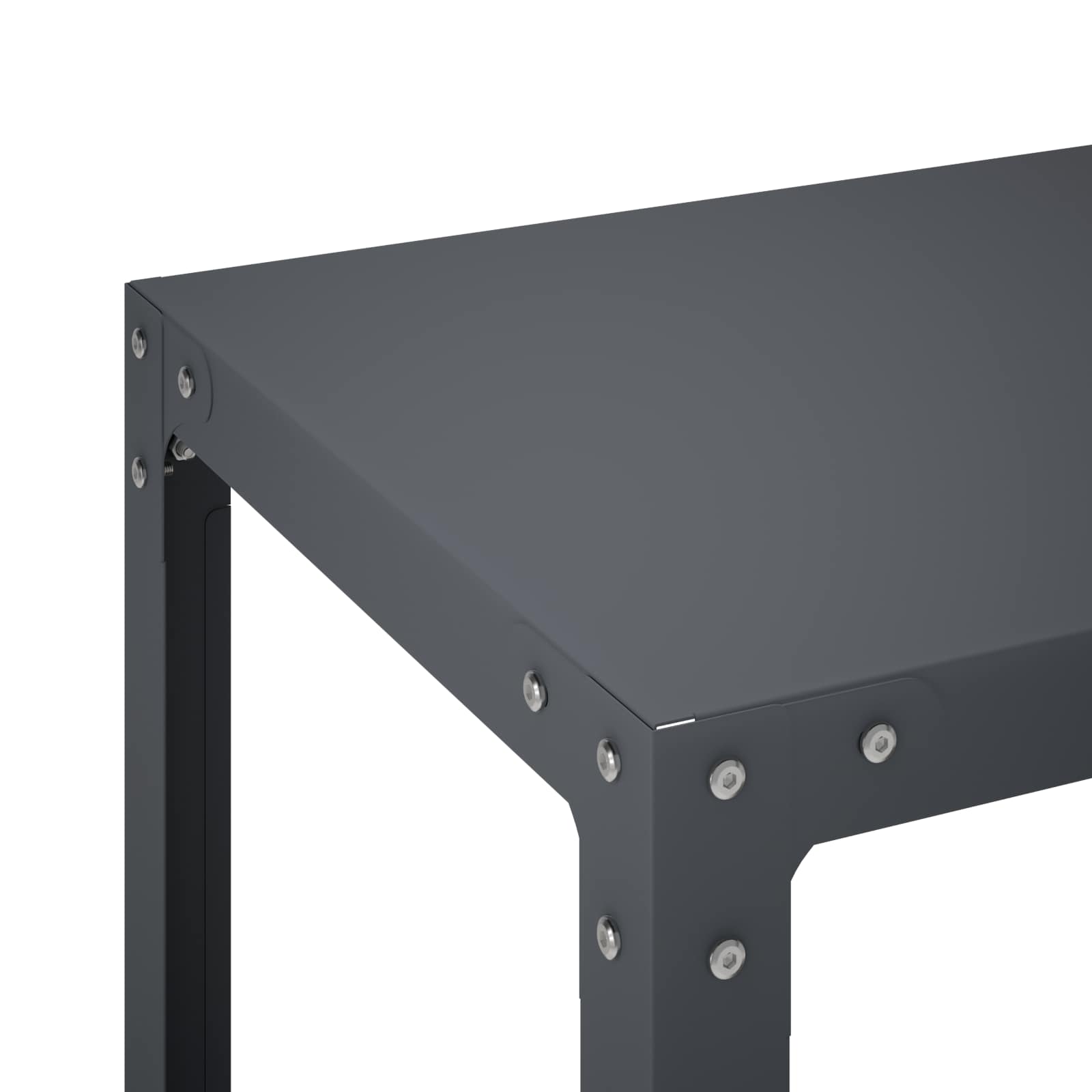 vidaXL Stół do przesadzania 100 x 50 x 80 cm Stal malowana proszkowo