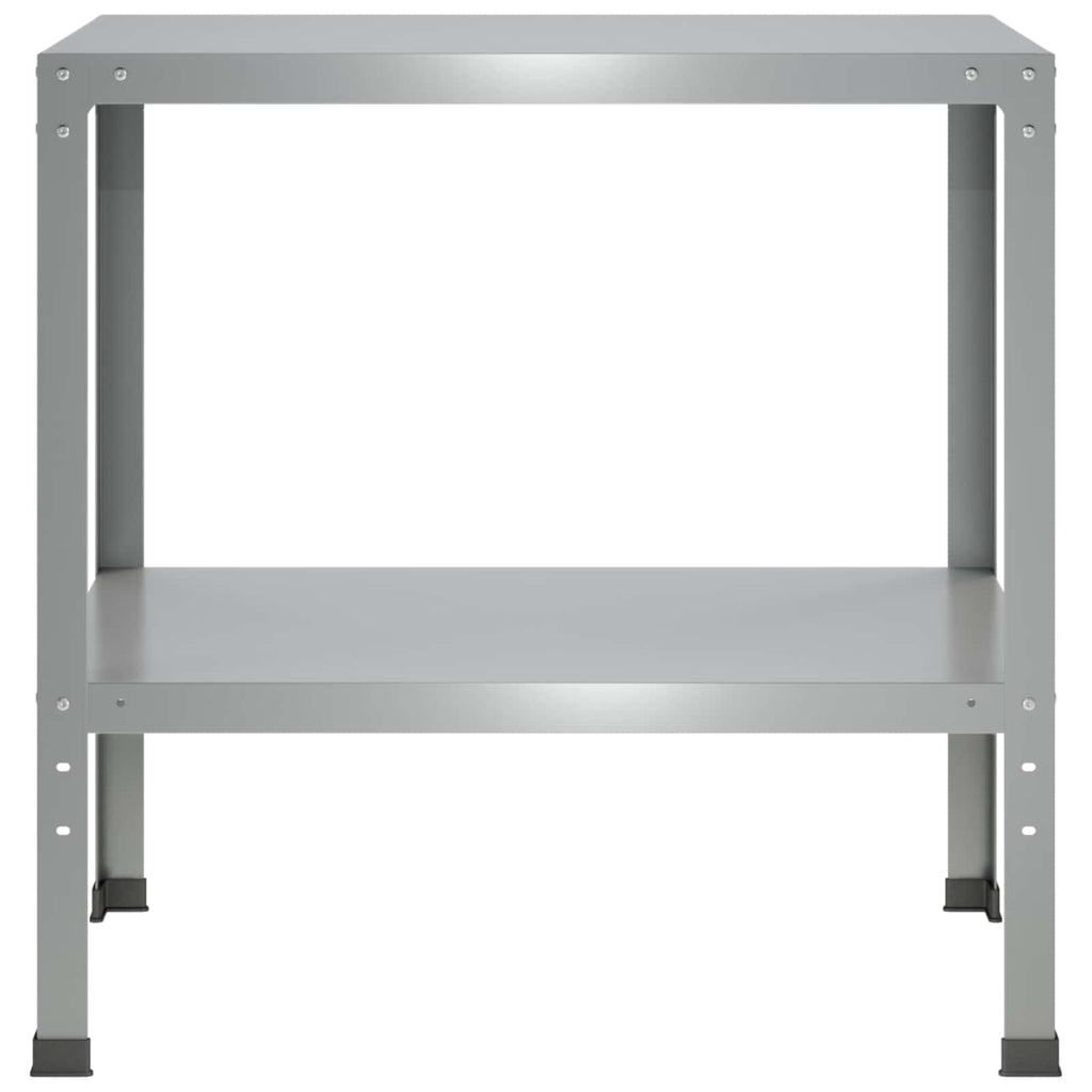 vidaXL Stół do przesadzania 100 x 50 x 80 cm Stal ocynkowana srebrny