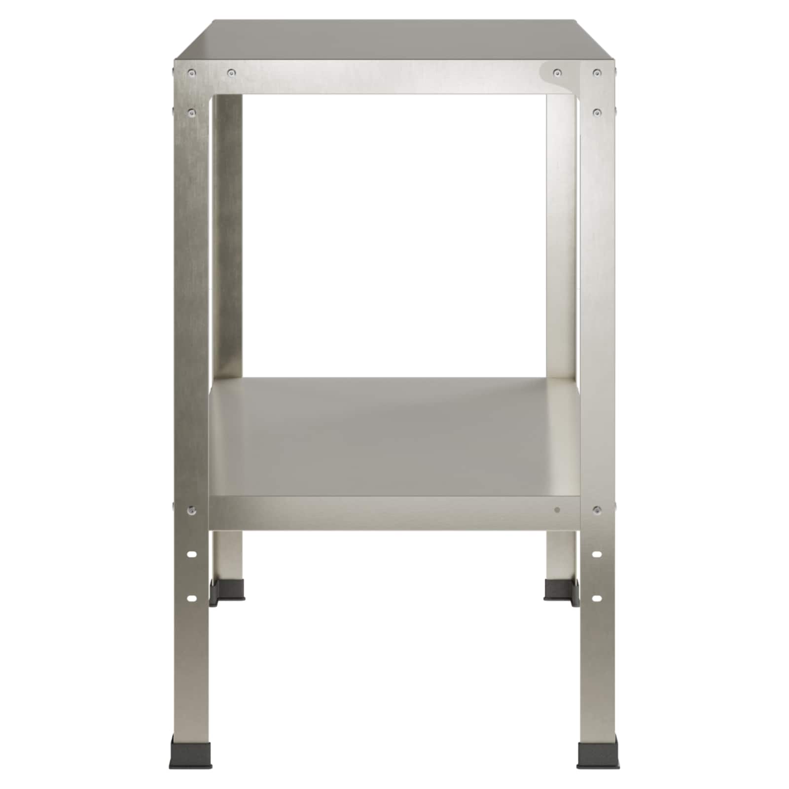 vidaXL Stół do przesadzania 80 x 50 x 80 cm Stal nierdzewna srebrny