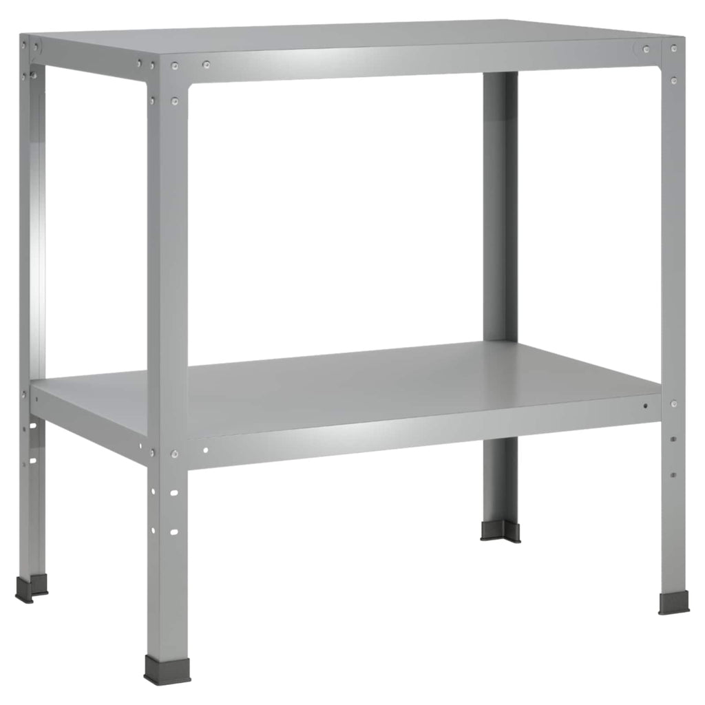 vidaXL Stół do przesadzania 80 x 50 x 80 cm Stal ocynkowana srebrny