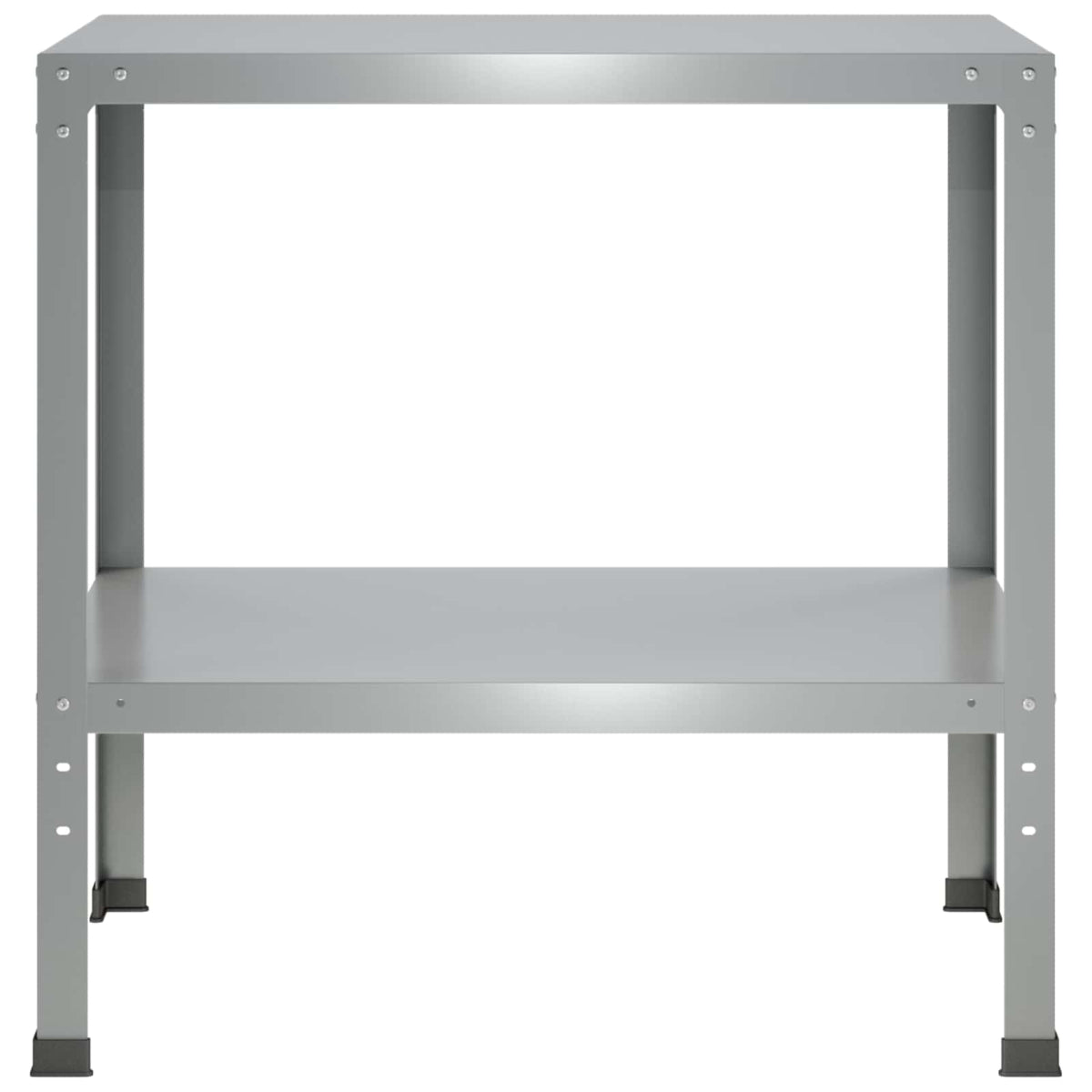 vidaXL Stół do przesadzania 80 x 50 x 80 cm Stal ocynkowana srebrny
