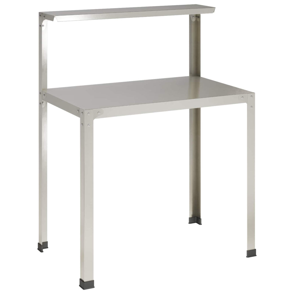vidaXL Stół do przesadzania 100 x 50 x 104 cm Stal nierdzewna srebrny
