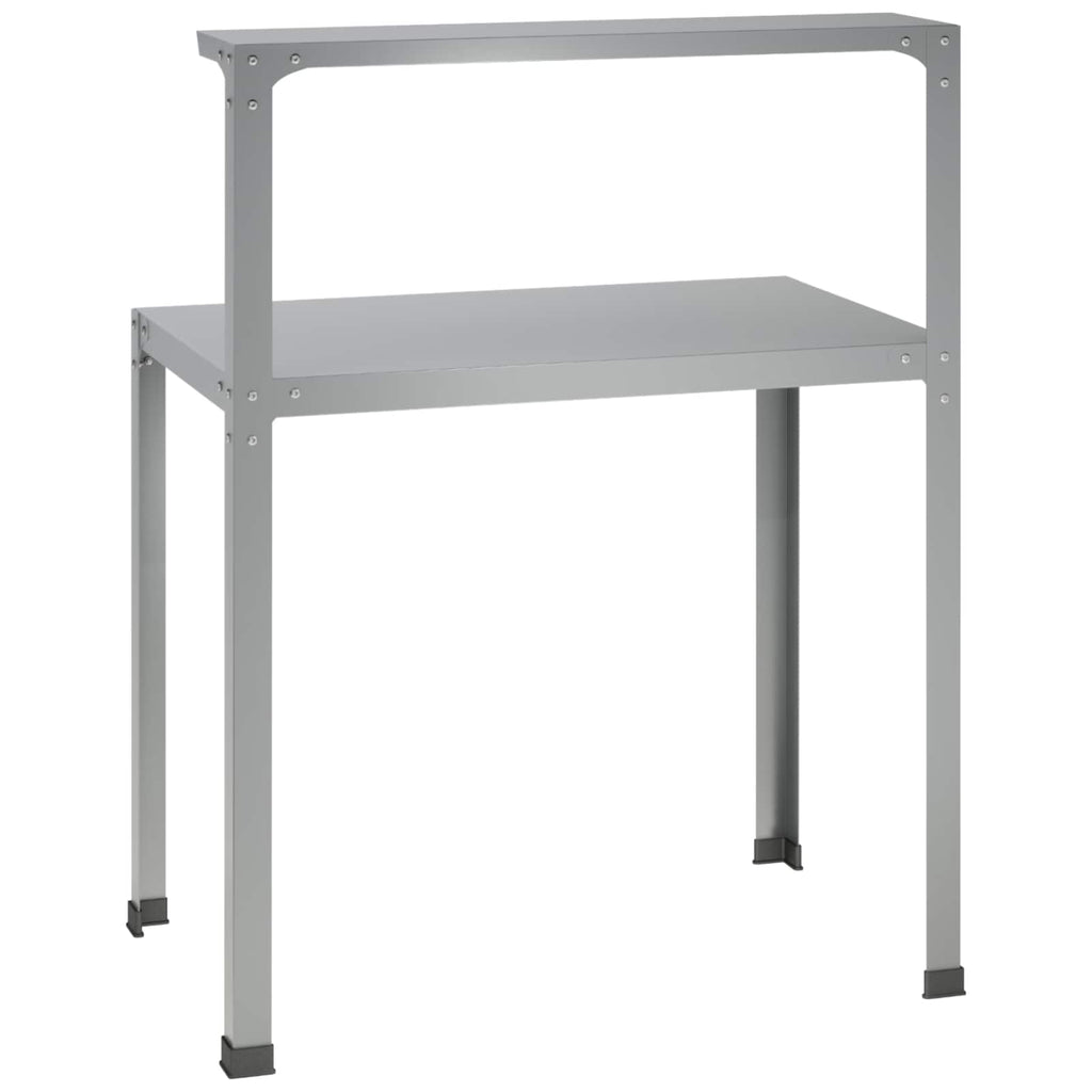 vidaXL Stół do przesadzania 100 x 50 x 104 cm Stal ocynkowana srebrny