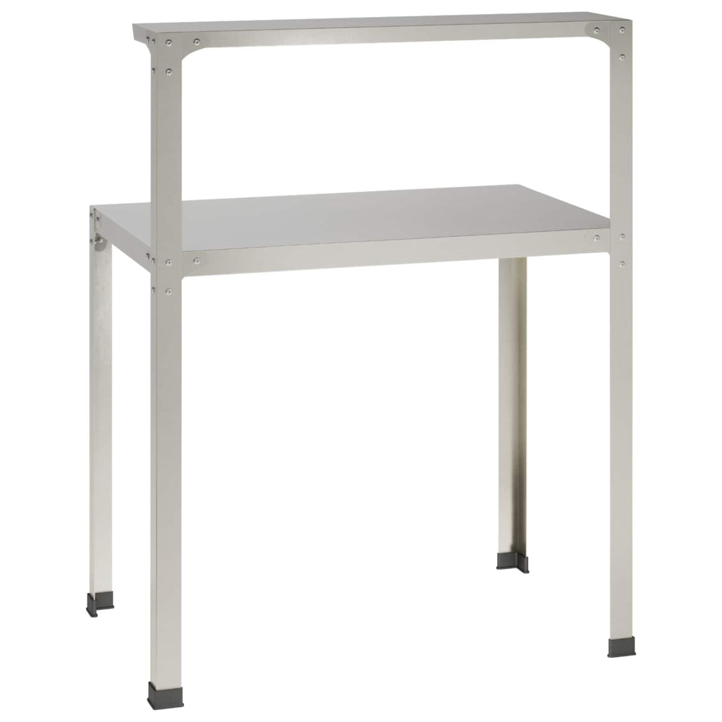 vidaXL Stół do przesadzania 80 x 50 x 104 cm Stal nierdzewna srebrny