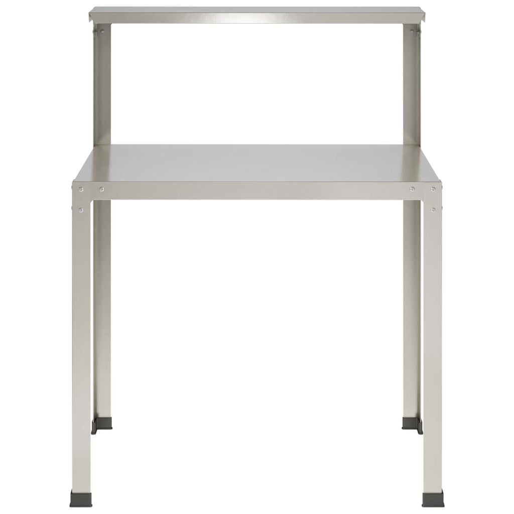 vidaXL Stół do przesadzania 80 x 50 x 104 cm Stal nierdzewna srebrny