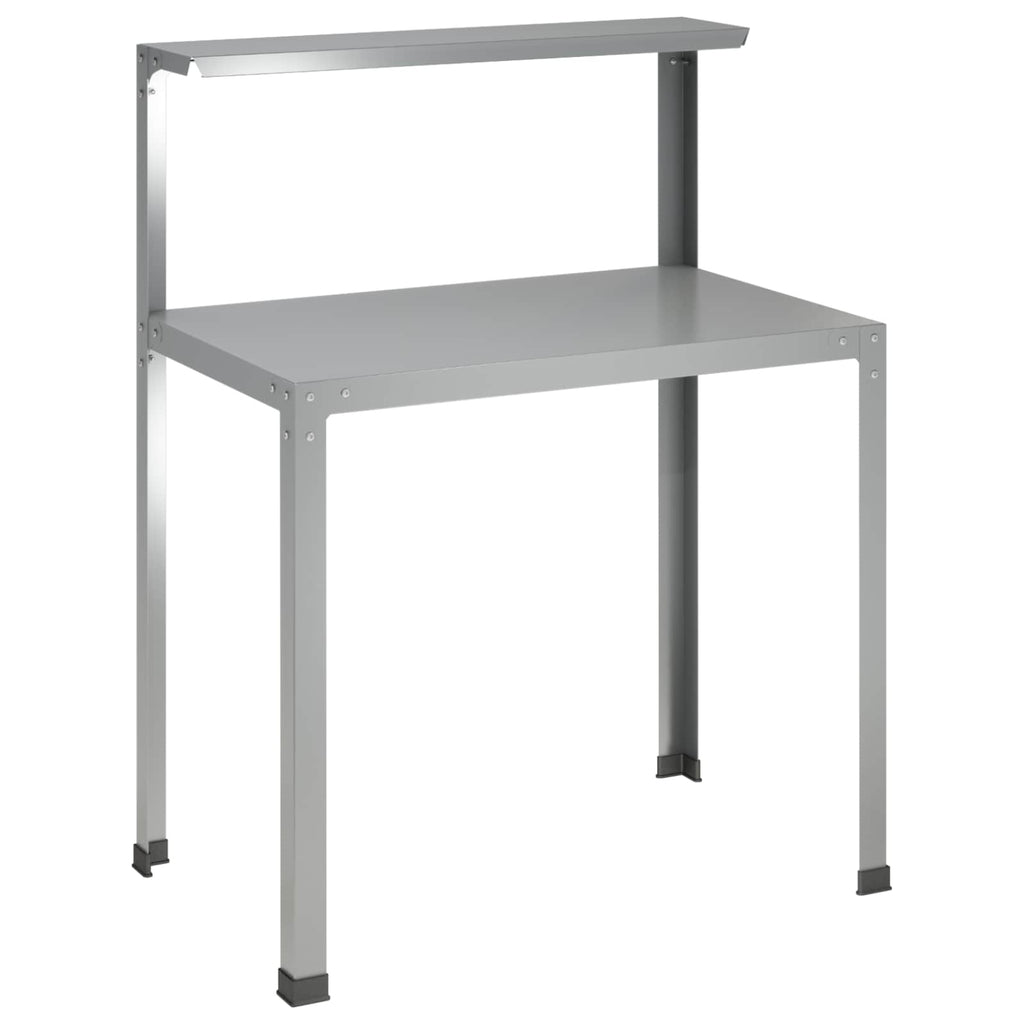 vidaXL Stół do przesadzania 80 x 50 x 104 cm Stal ocynkowana srebrny