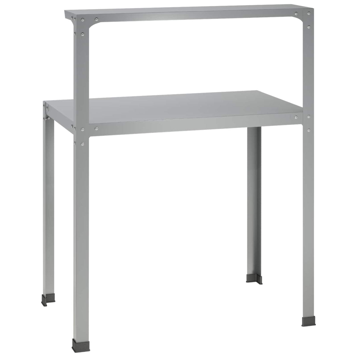 vidaXL Stół do przesadzania 80 x 50 x 104 cm Stal ocynkowana srebrny