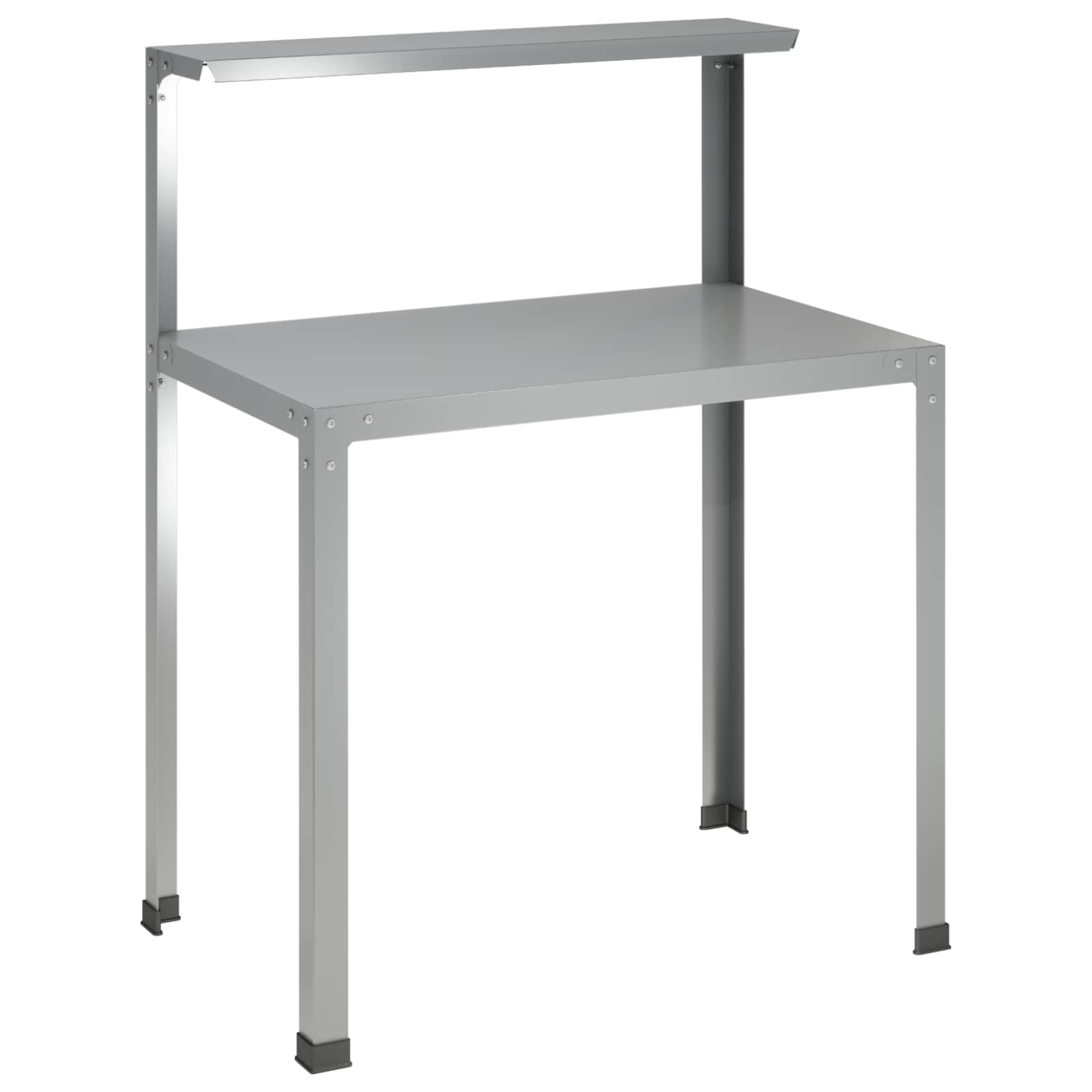 vidaXL Stół do przesadzania 60 x 50 x 104 cm Stal ocynkowana srebrny