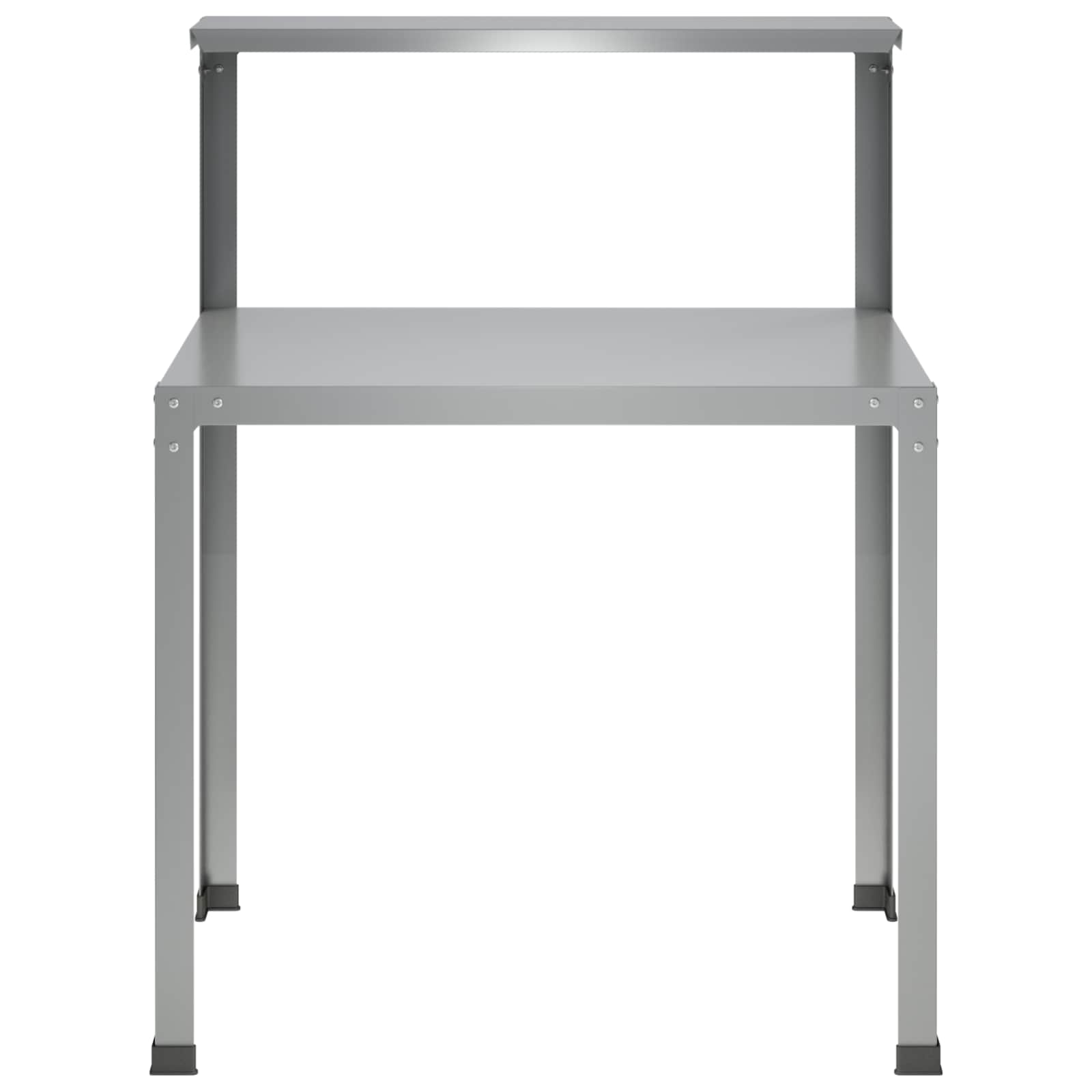 vidaXL Stół do przesadzania 60 x 50 x 104 cm Stal ocynkowana srebrny