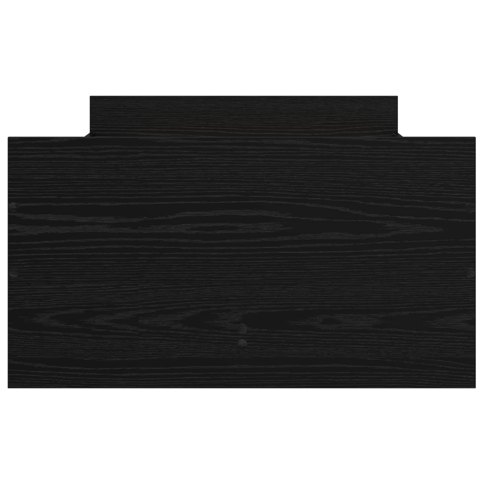 vidaXL Ramka łóżka Czarny dąb 100 x 200 cm Drewno inżynieryjne