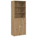 vidaXL Highboard Dąb artisan 70 x 42,5 x 185 cm Drewno inżynieryjne