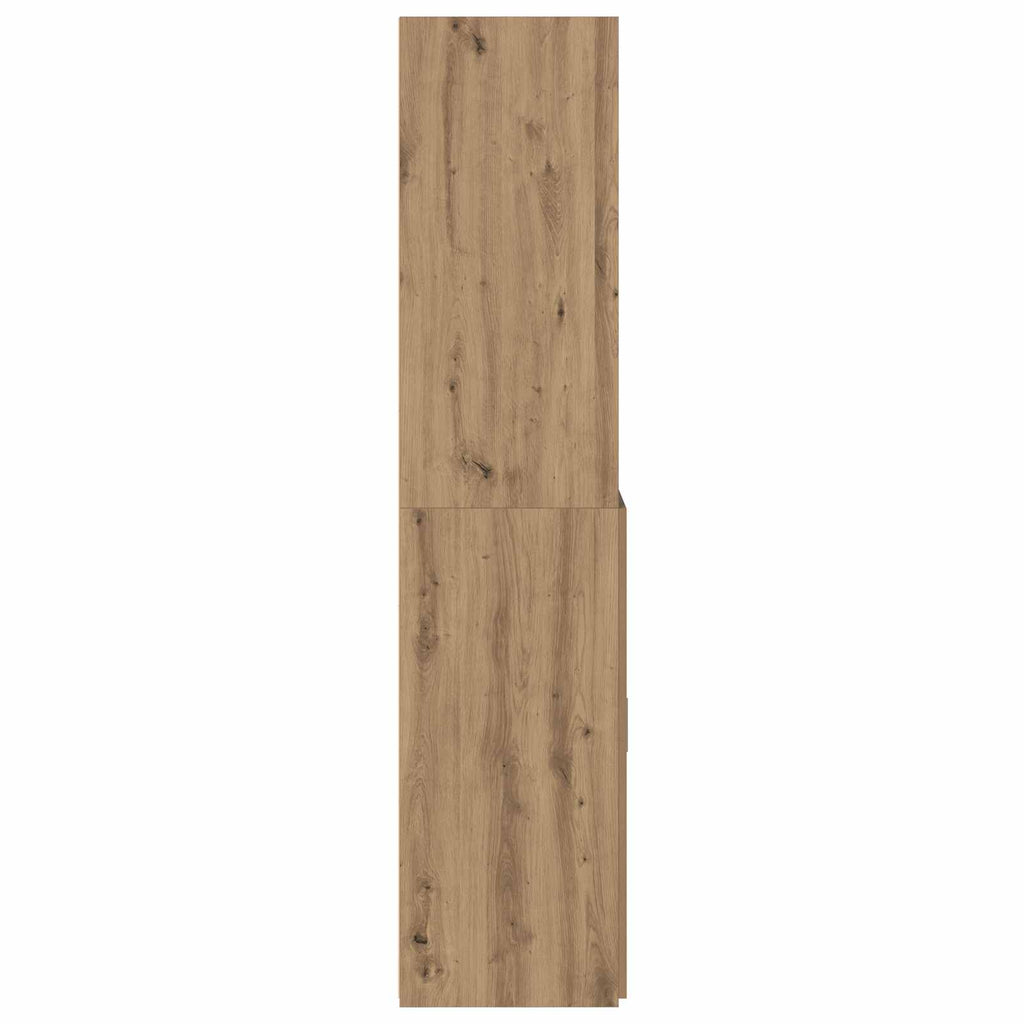 vidaXL Półka na książki Dąb artisan 30 x 42.4 x 185.2 cm