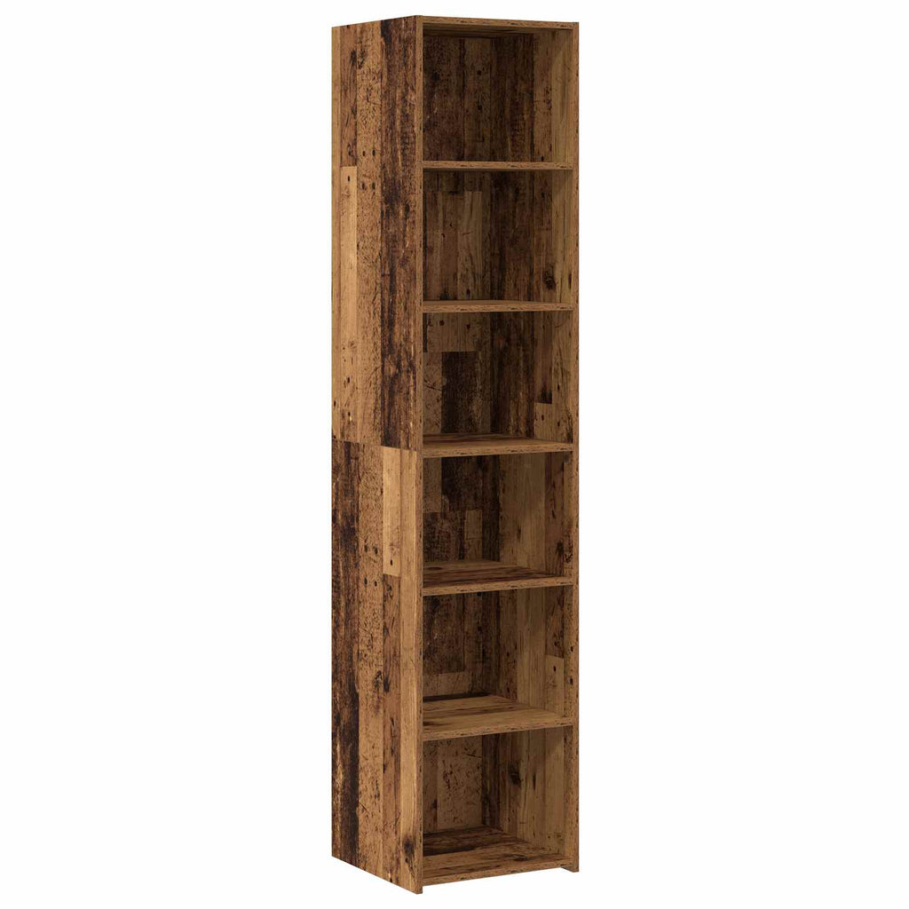 vidaXL Bufet Stare drewno 40 x 41 x 185 cm Drewno inżynieryjne