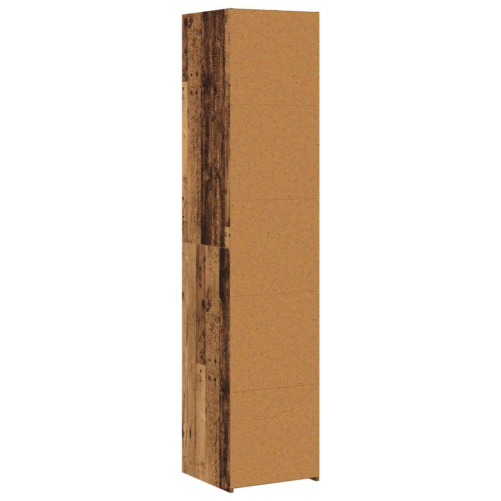 vidaXL Bufet Stare drewno 40 x 41 x 185 cm Drewno inżynieryjne