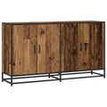 vidaXL Bufet Stare drewno 134 x 35 x 76 cm Drewno inżynieryjne