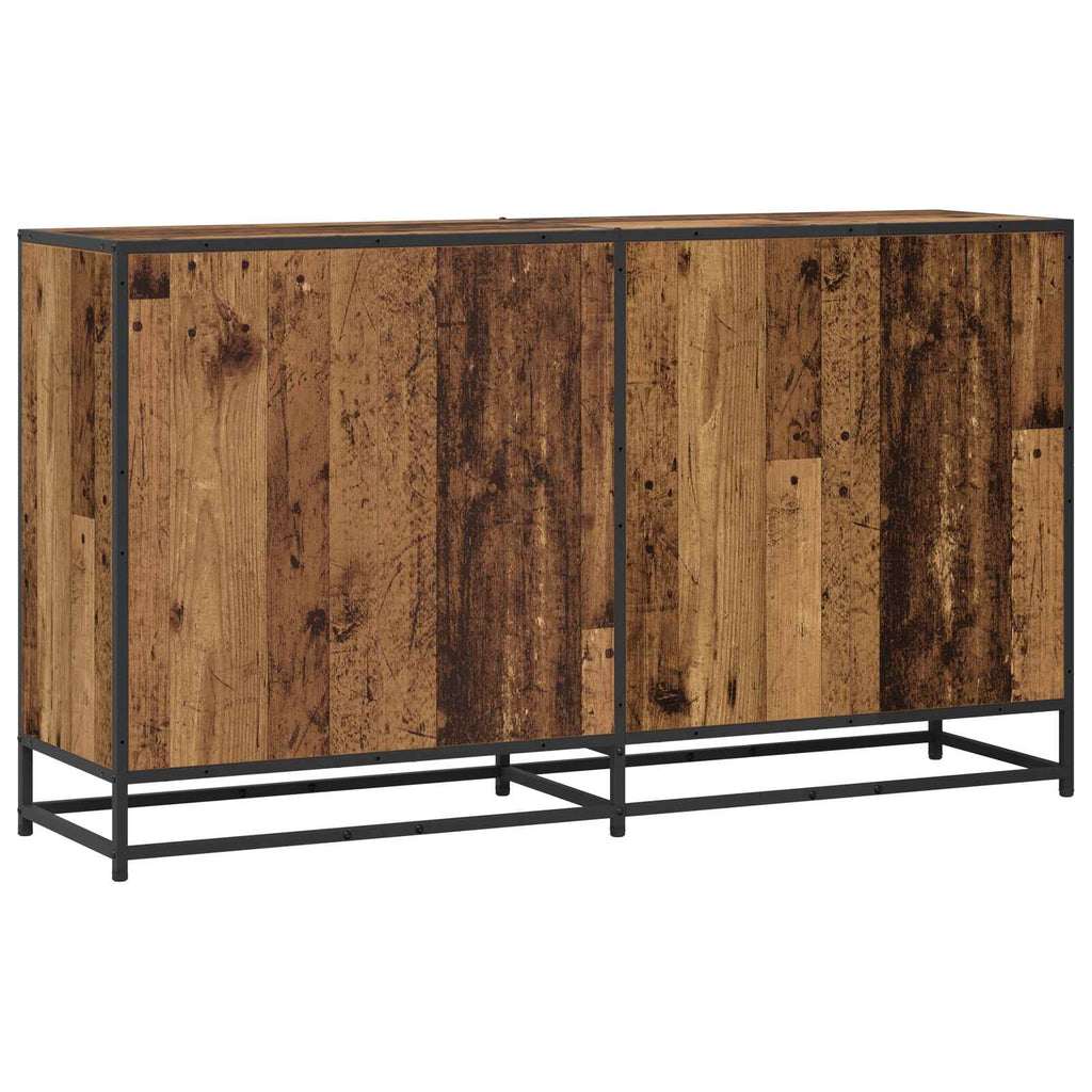 vidaXL Bufet Stare drewno 134 x 35 x 76 cm Drewno inżynieryjne