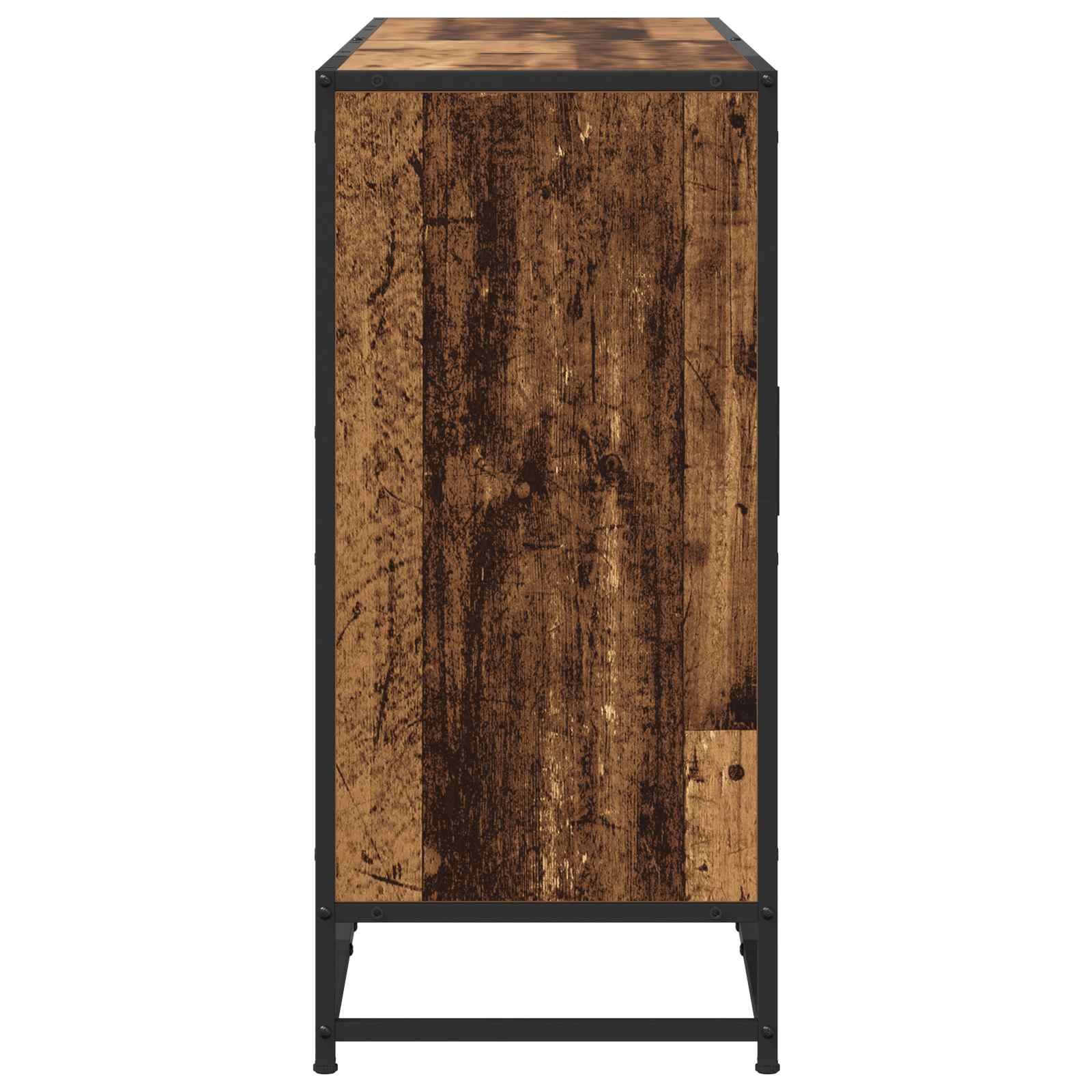 vidaXL Bufet Stare drewno 134 x 35 x 76 cm Drewno inżynieryjne
