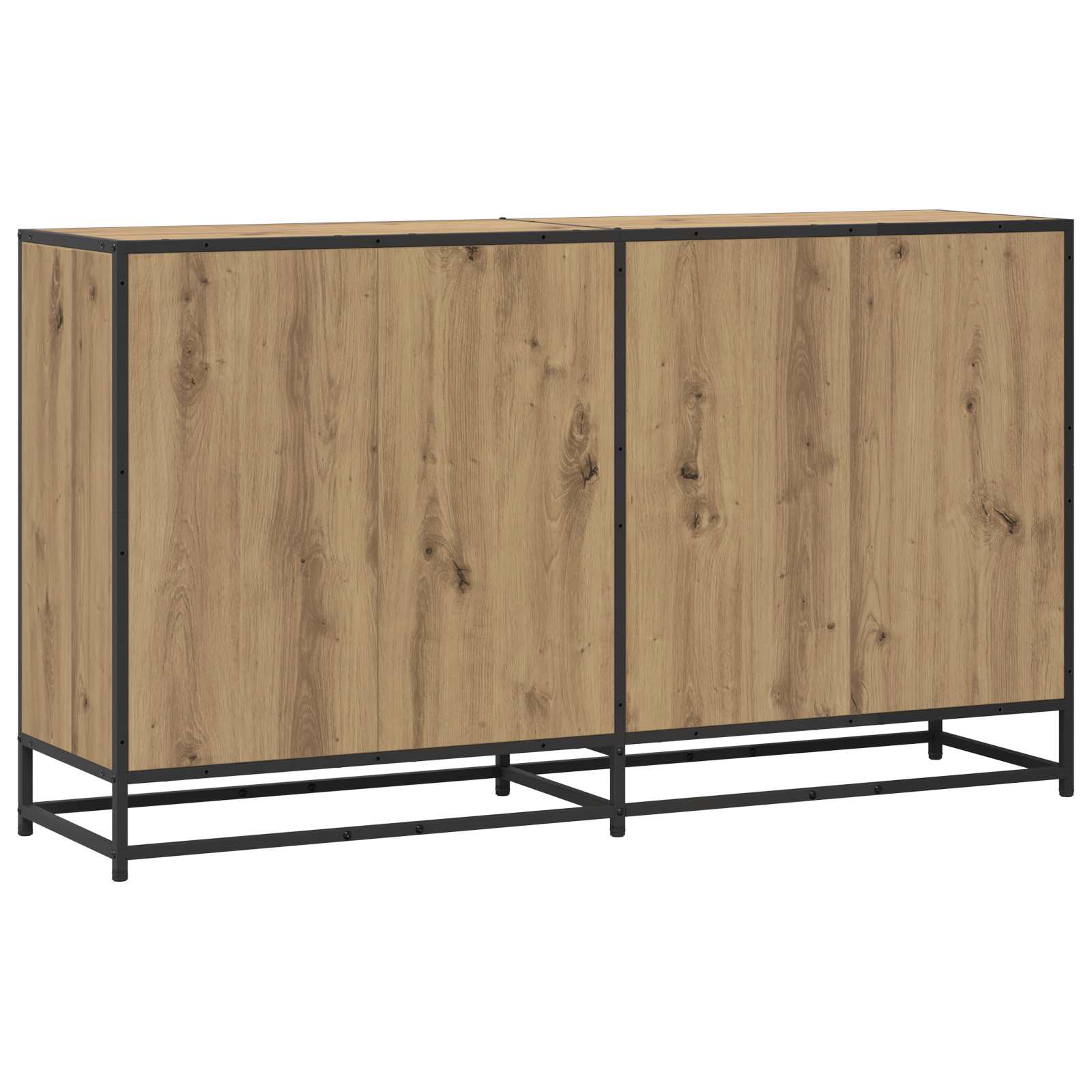 vidaXL Bufet Dąb artisan 134 x 35 x 76 cm Drewno inżynieryjne