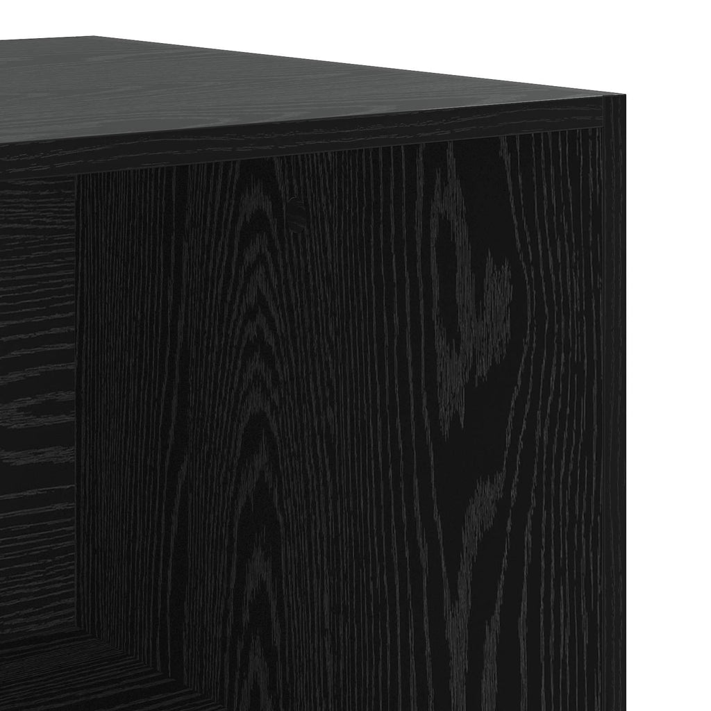 vidaXL Garderoba Czarny dąb 100 x 50 x 200 cm Materiał drewnopochodny