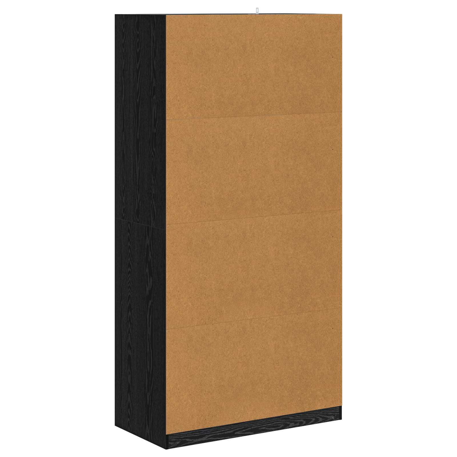 vidaXL Garderoba Czarny dąb 100 x 50 x 200 cm Materiał drewnopochodny