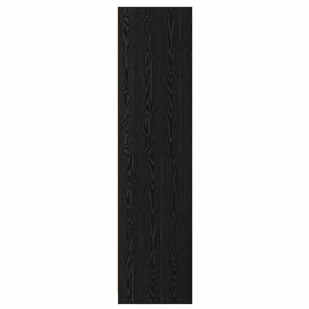 vidaXL Garderoba Czarny dąb 100 x 50 x 200 cm Materiał drewnopochodny
