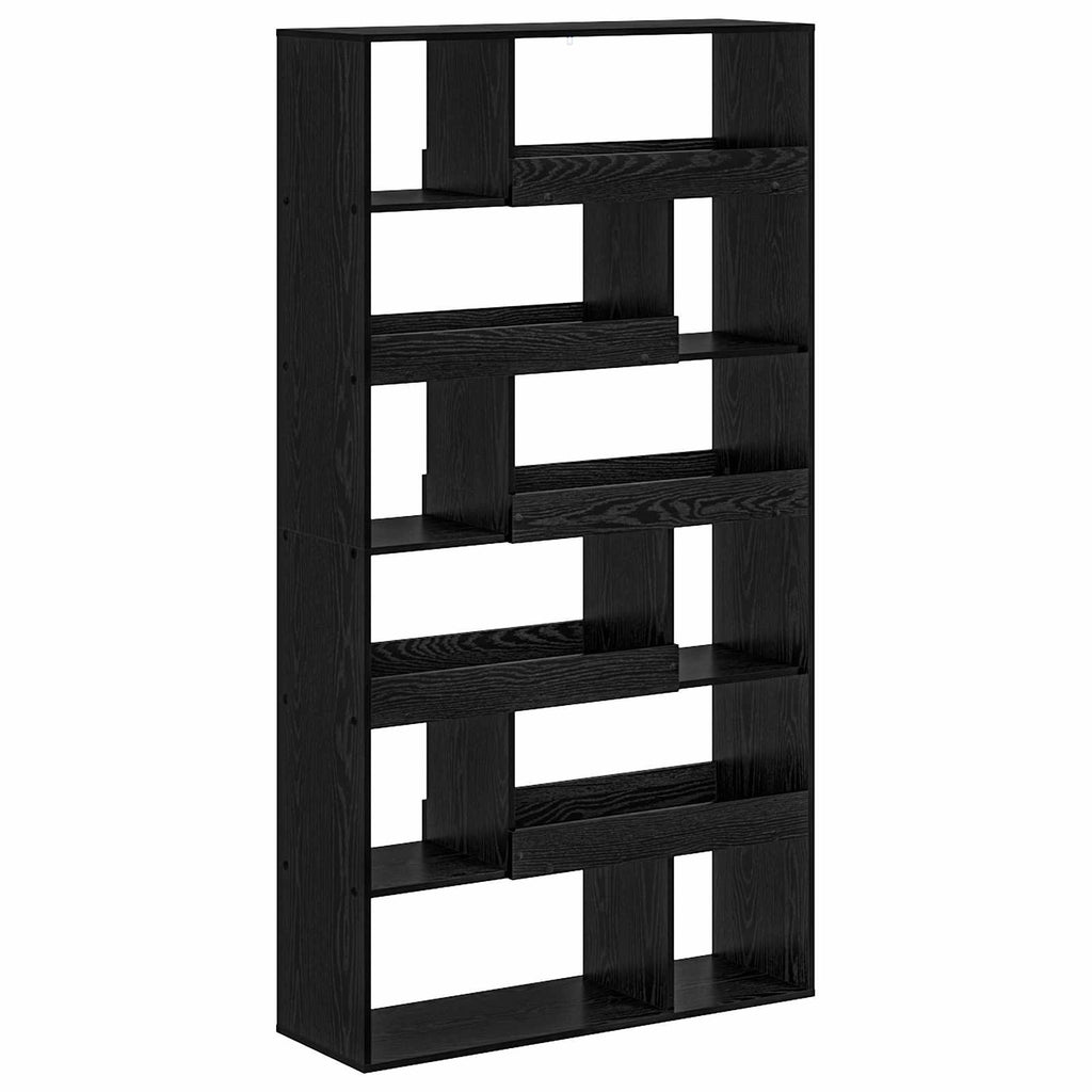 vidaXL Półka na książki Czarny dąb 100 x 33 x 156,5 cm