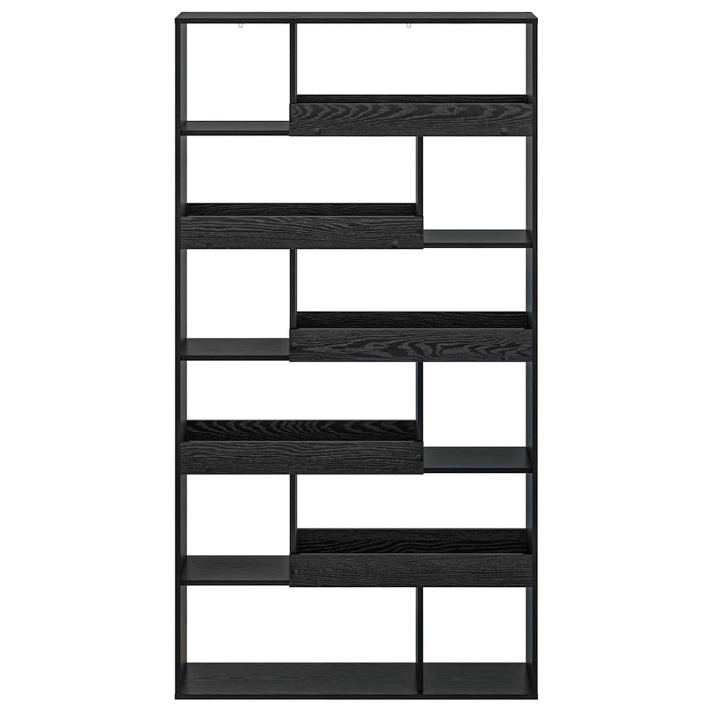 vidaXL Półka na książki Czarny dąb 100 x 33 x 156,5 cm