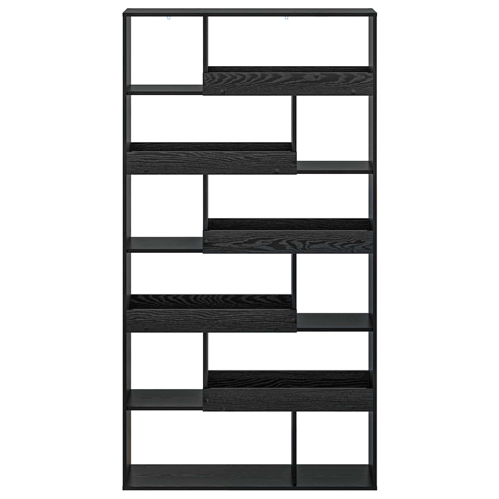 vidaXL Półka na książki Czarny dąb 100 x 33 x 156,5 cm