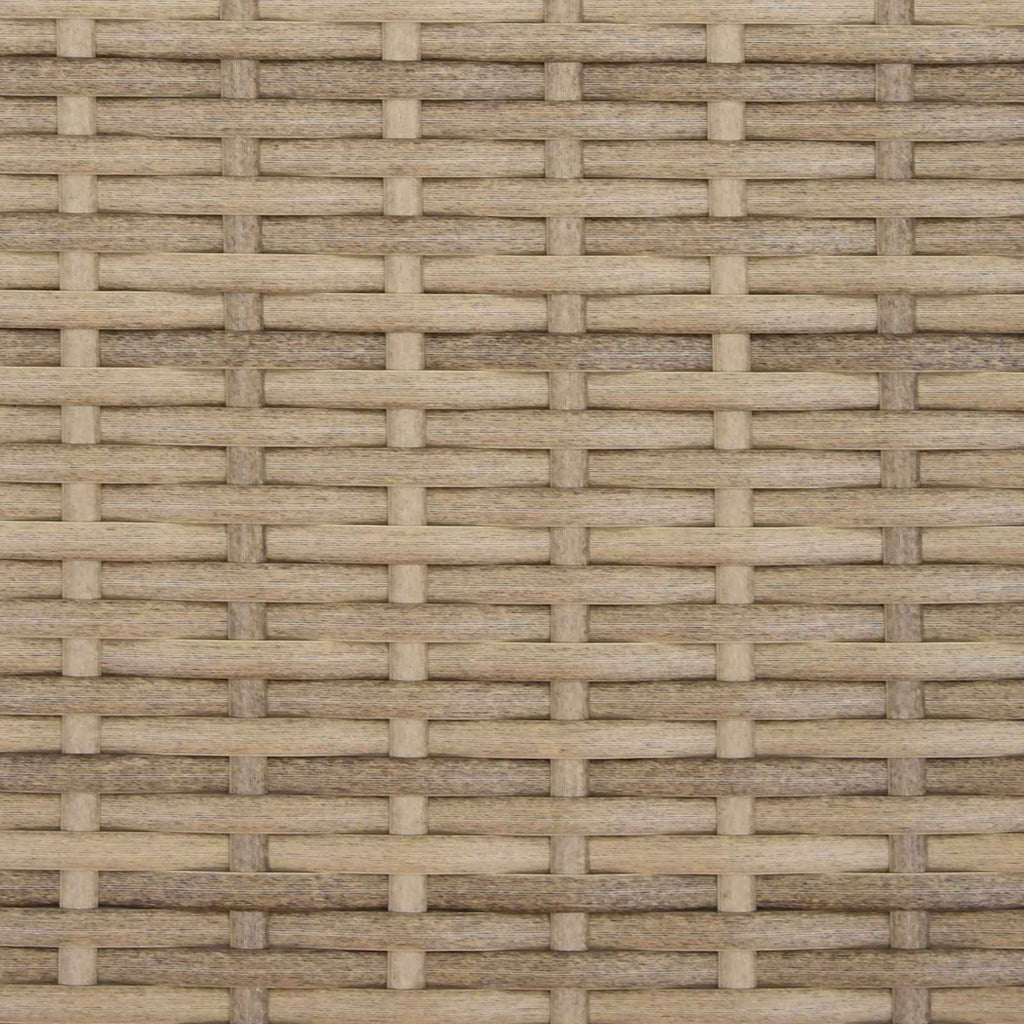 vidaXL Zestaw Sof 6 szt. Beżowy i kremowy Rattan polietylenowy i stal