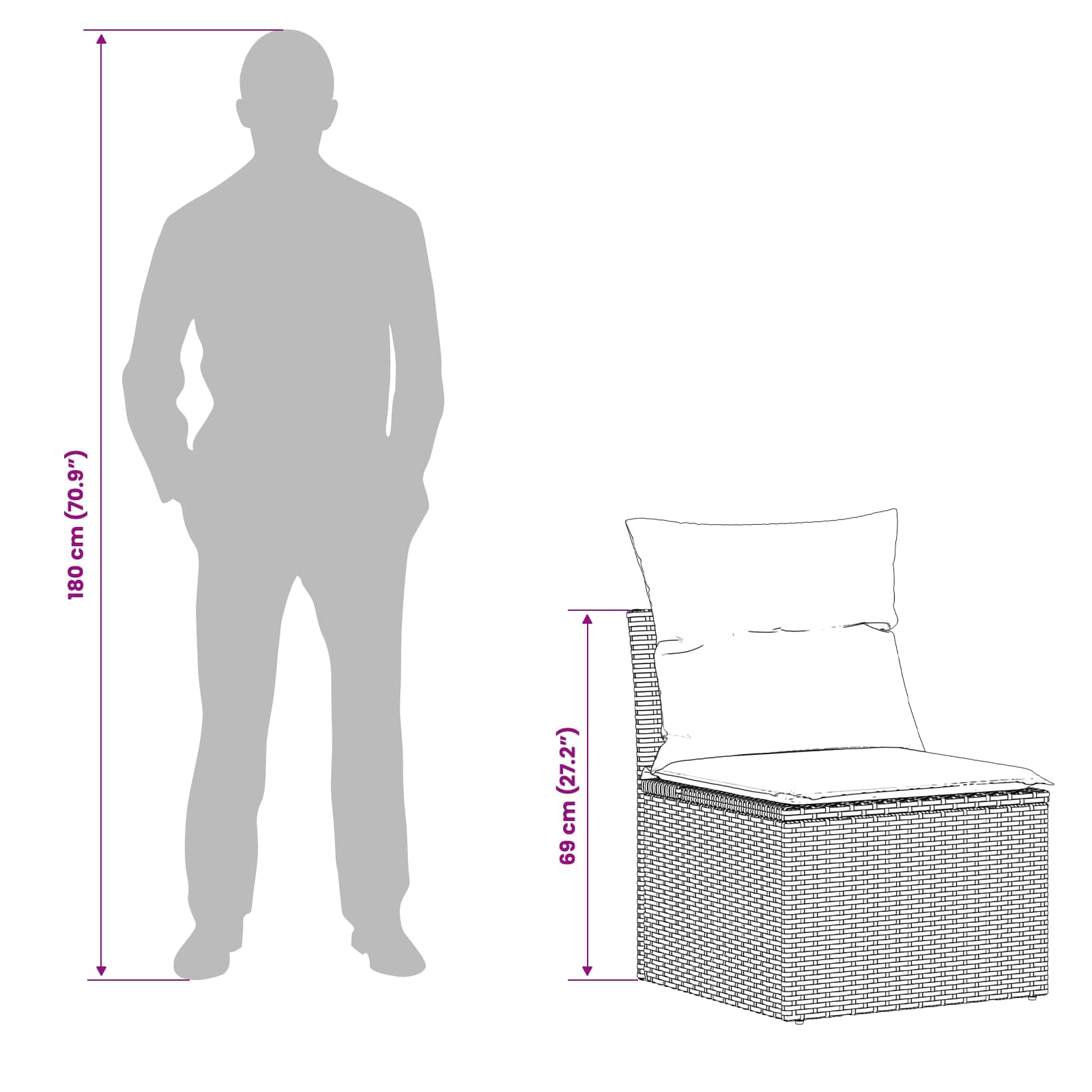 vidaXL Zestaw Sof 5 szt. Beżowy i jasnoszary