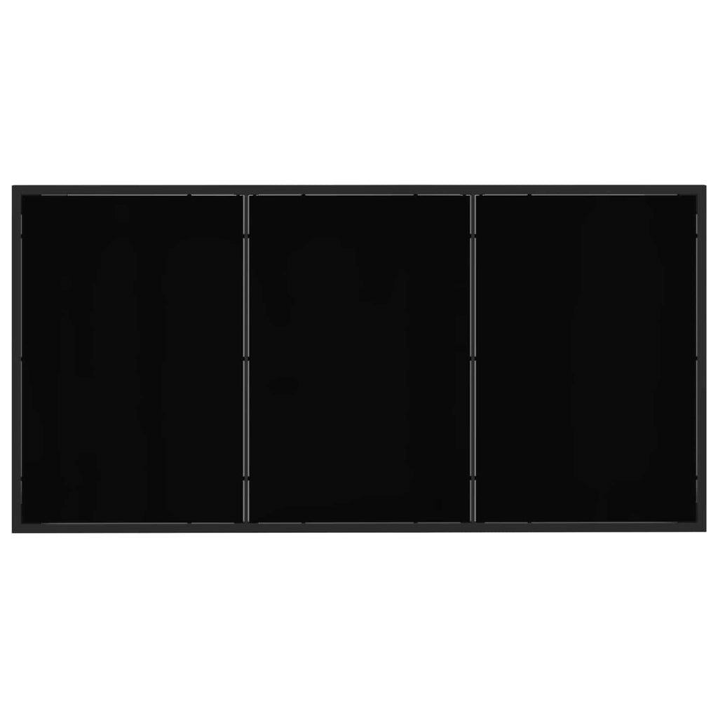vidaXL Zestaw do jadalni w ogrodzie 9 pcs Czarny i antracyt